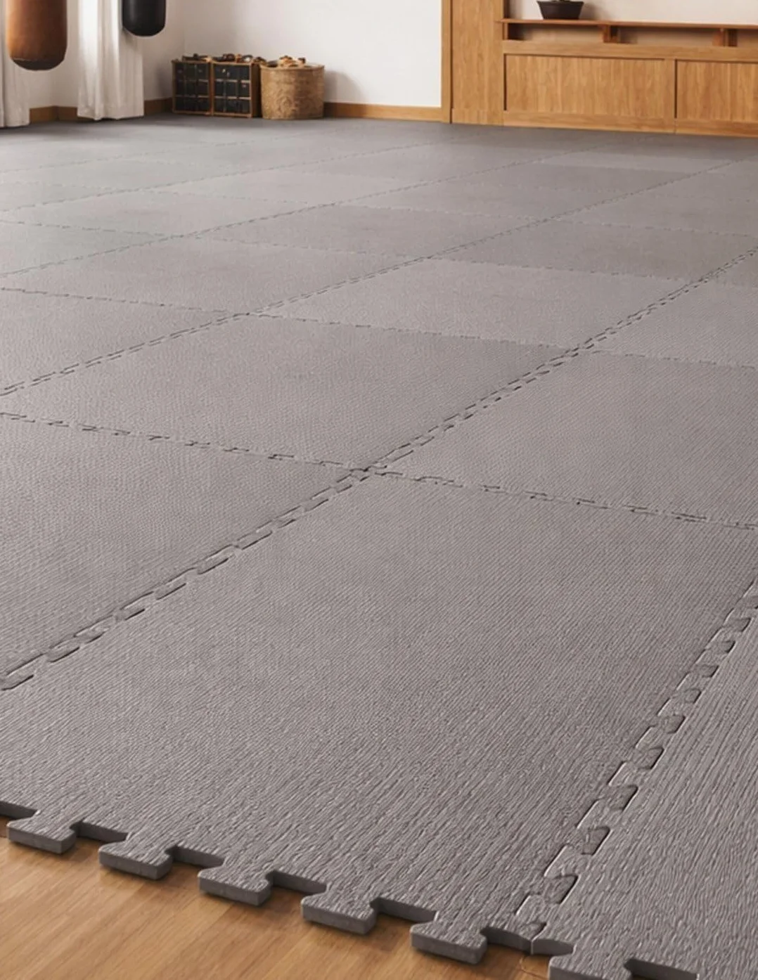 Esterilla Fitness Puzzle Suelos para Gimnasio 60x60cm 10mm Goma Espuma