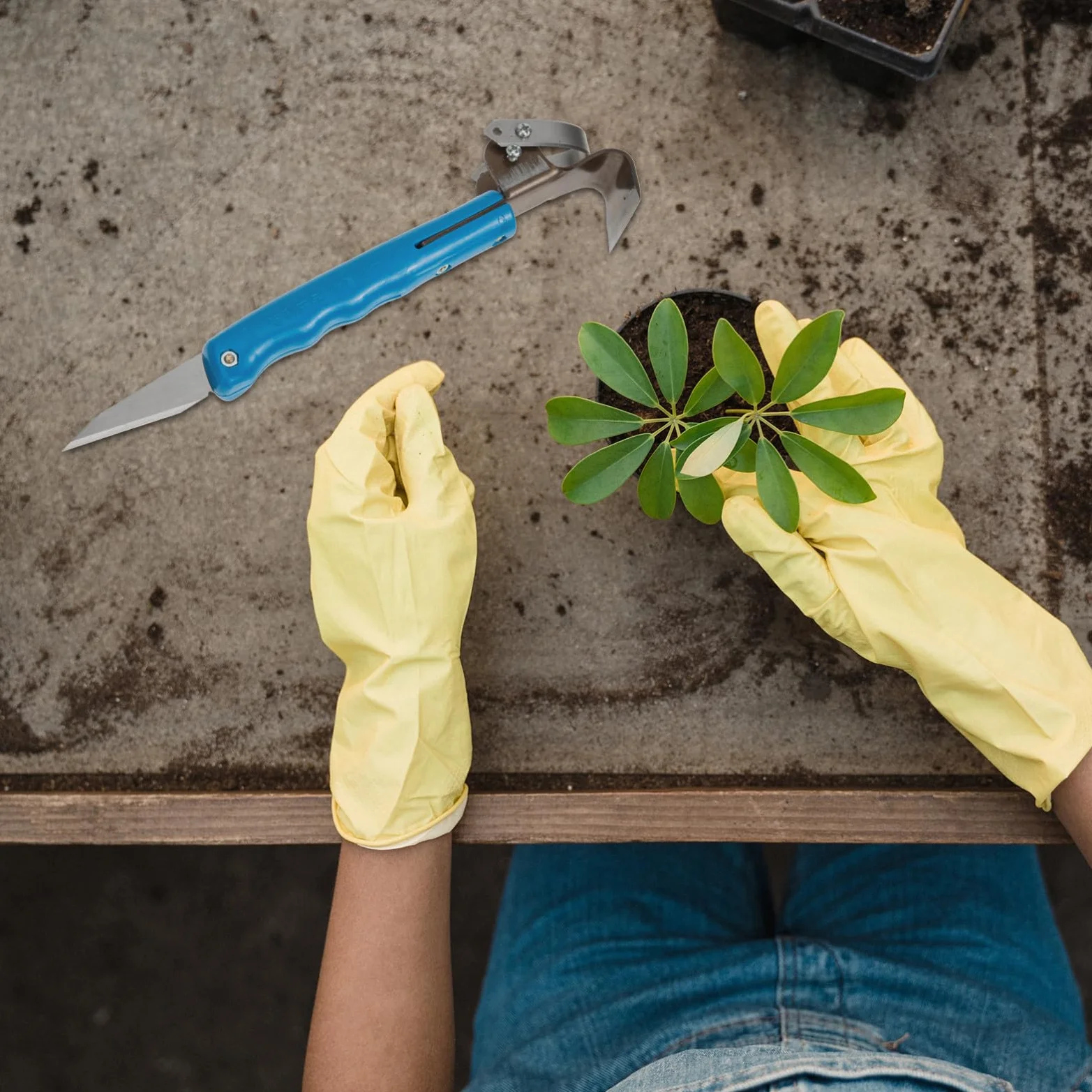 BESPORTBLE Raspador de Herramienta para Descortezar Jardín Cortador para Troncos Medianos de Roble Superficie Pulida Bordes Lisos sin Rebabas Fácil de Usar para Jardinería