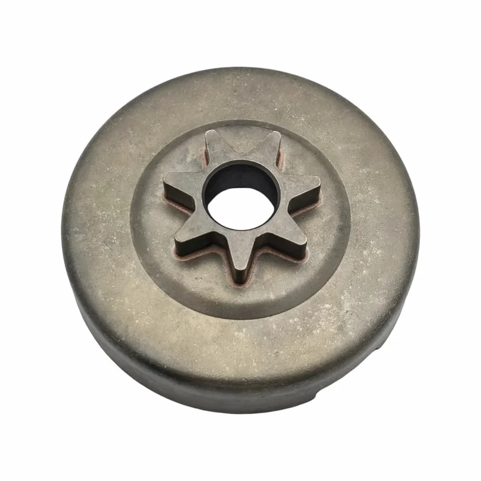 Kit de Tambor Embrague Paso 3/8 7T con piñón llanta y rodamiento for Motosierra 362, 365, 371, 372, 372XP, 570 575. Reemplaza la Pieza 503744401(Clutch Drum Kit A)