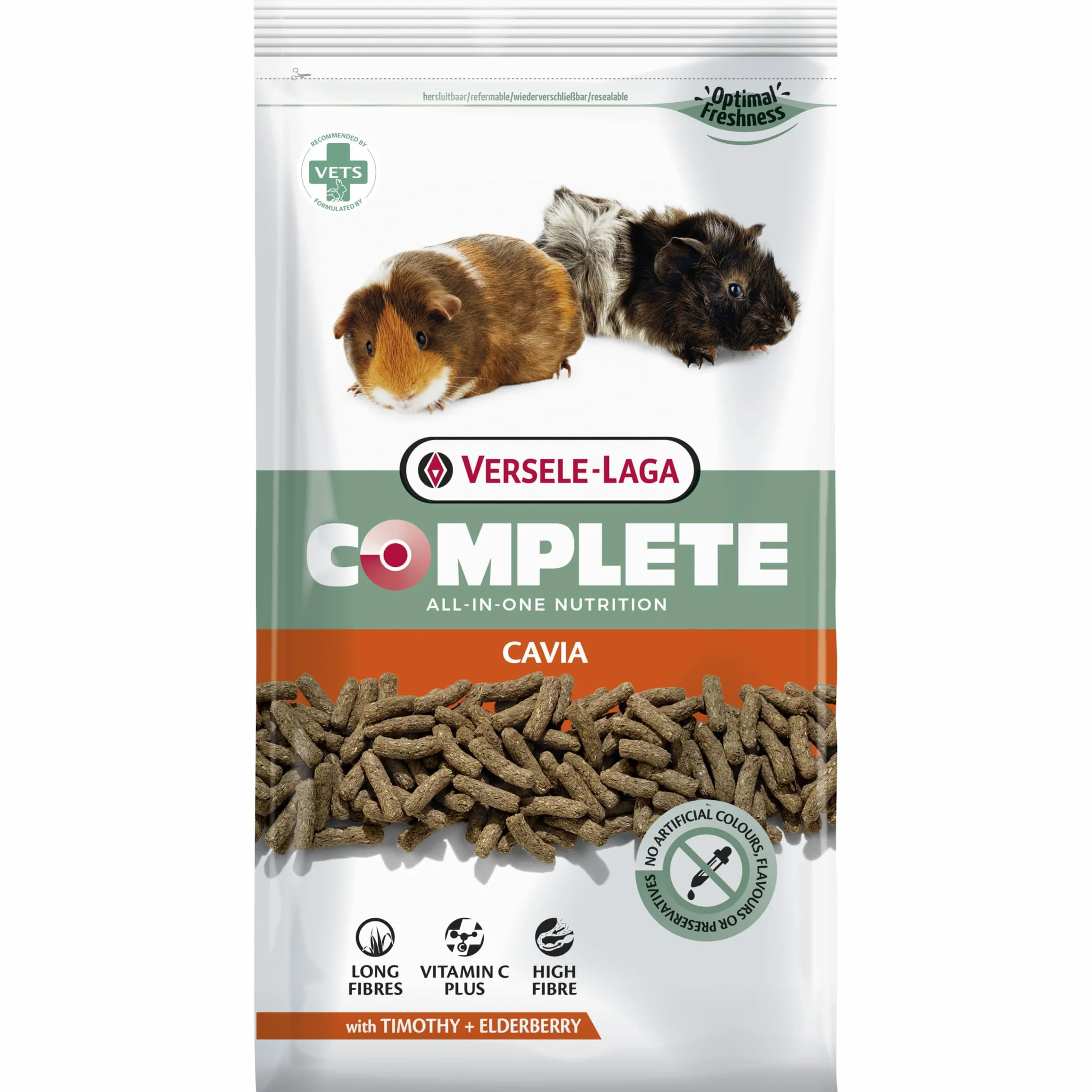 VERSELE-LAGA Complete Cavia Pienso extrusionado Todo en uno Rico en Fibra para cobayas 1,75kg