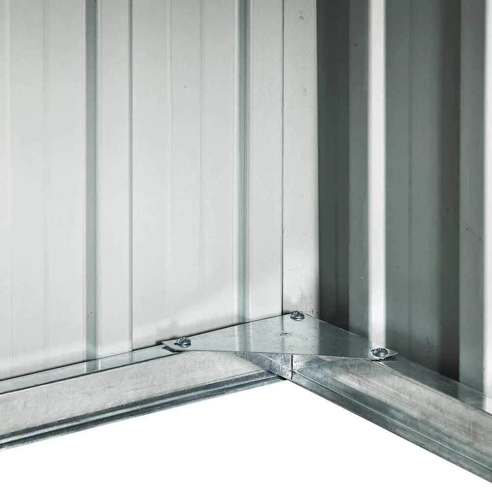 vidaXL Cobertizo para Cortacésped Acero Galvanizado Gris 92x97x63 cm