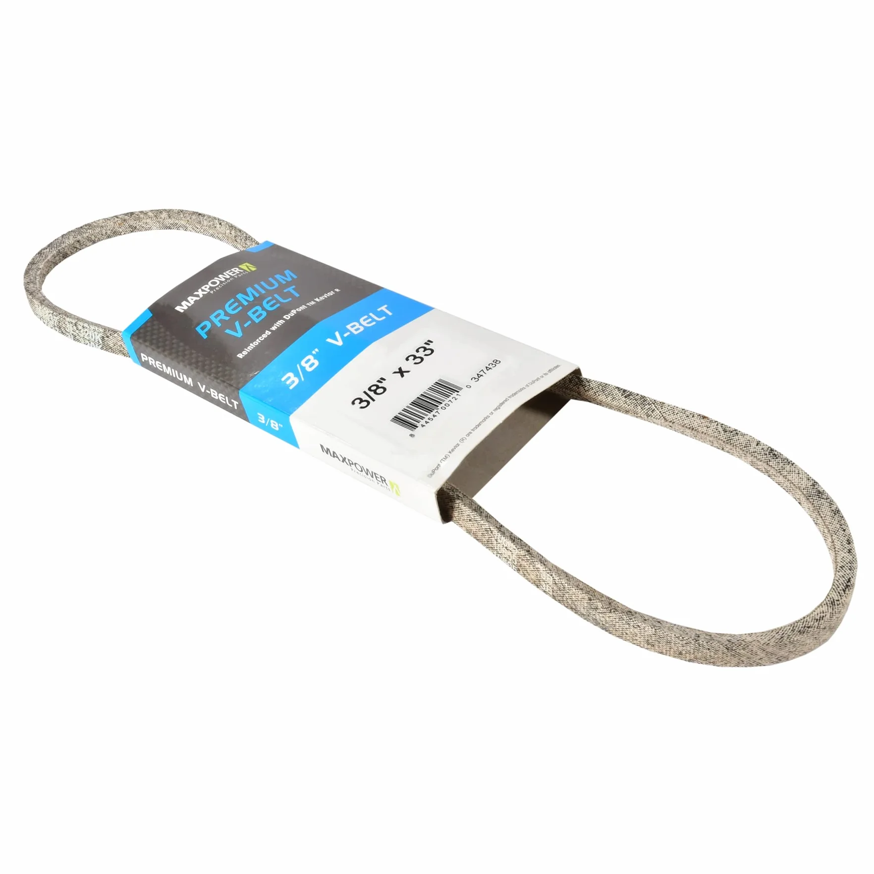 MAXPOWER Correa Trapezoidal 3L330 3/8'' x 33'' 850 mm Reforzada con Kevlar