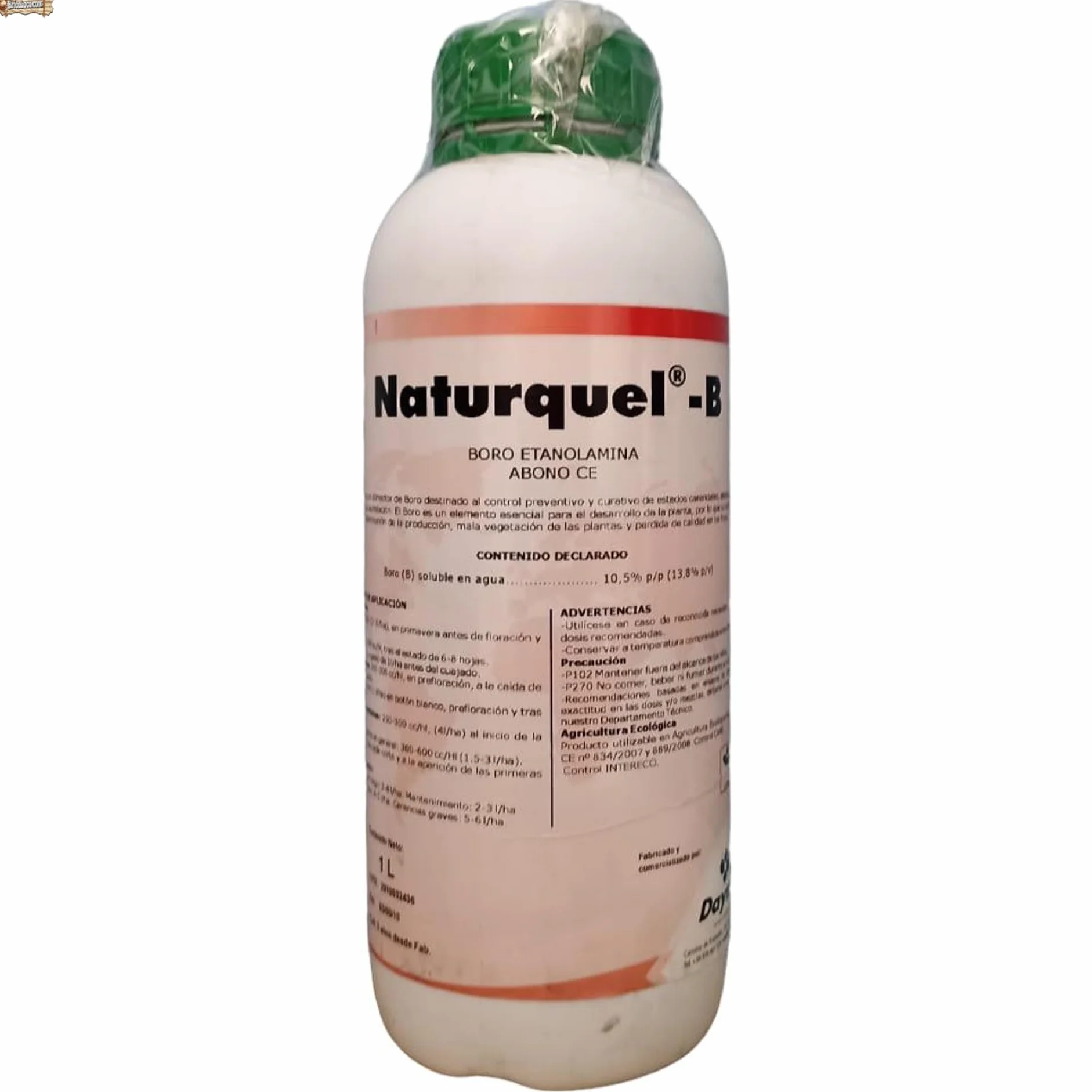 BricoLoco.com Corrector de carencias de boro ¡Pack 5 lts. (1x5 lt.)! Plantas y árboles, en jardín, agricultura, plantaciones de árboles. Microelemento que mejora la floración y el fruto (5 lts., 1)
