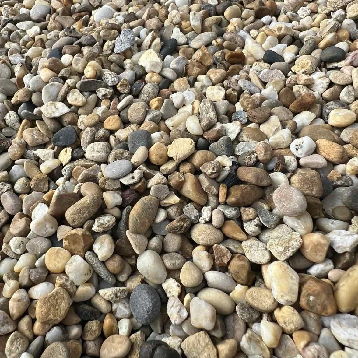 Gravilla Canto Rodado Amarilla Piedra Natural Saco 20 kg Decorativa Exterior Interior 4/8 mm