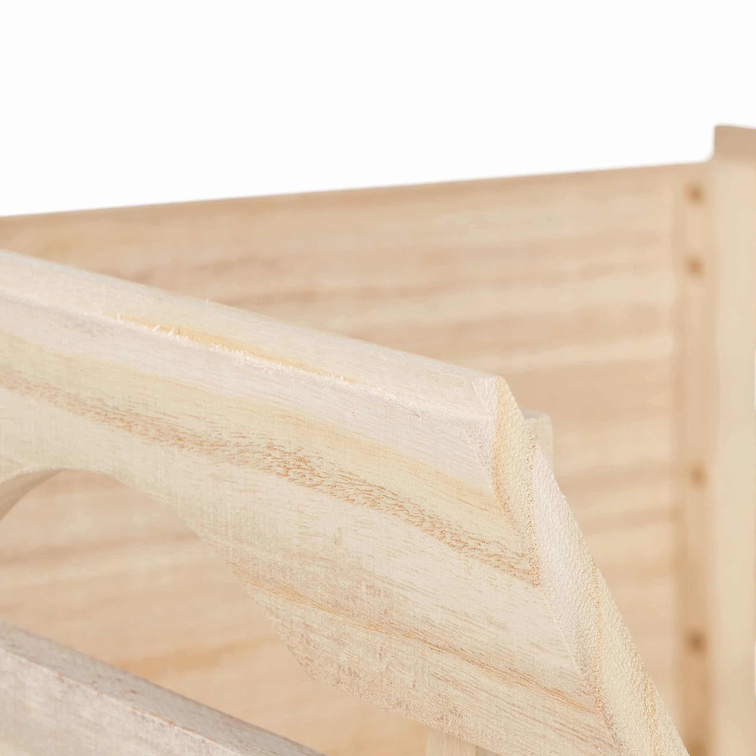 Relaxdays Cajas apilables de Madera 20x27,5x38 cm 3 Uds Marrón