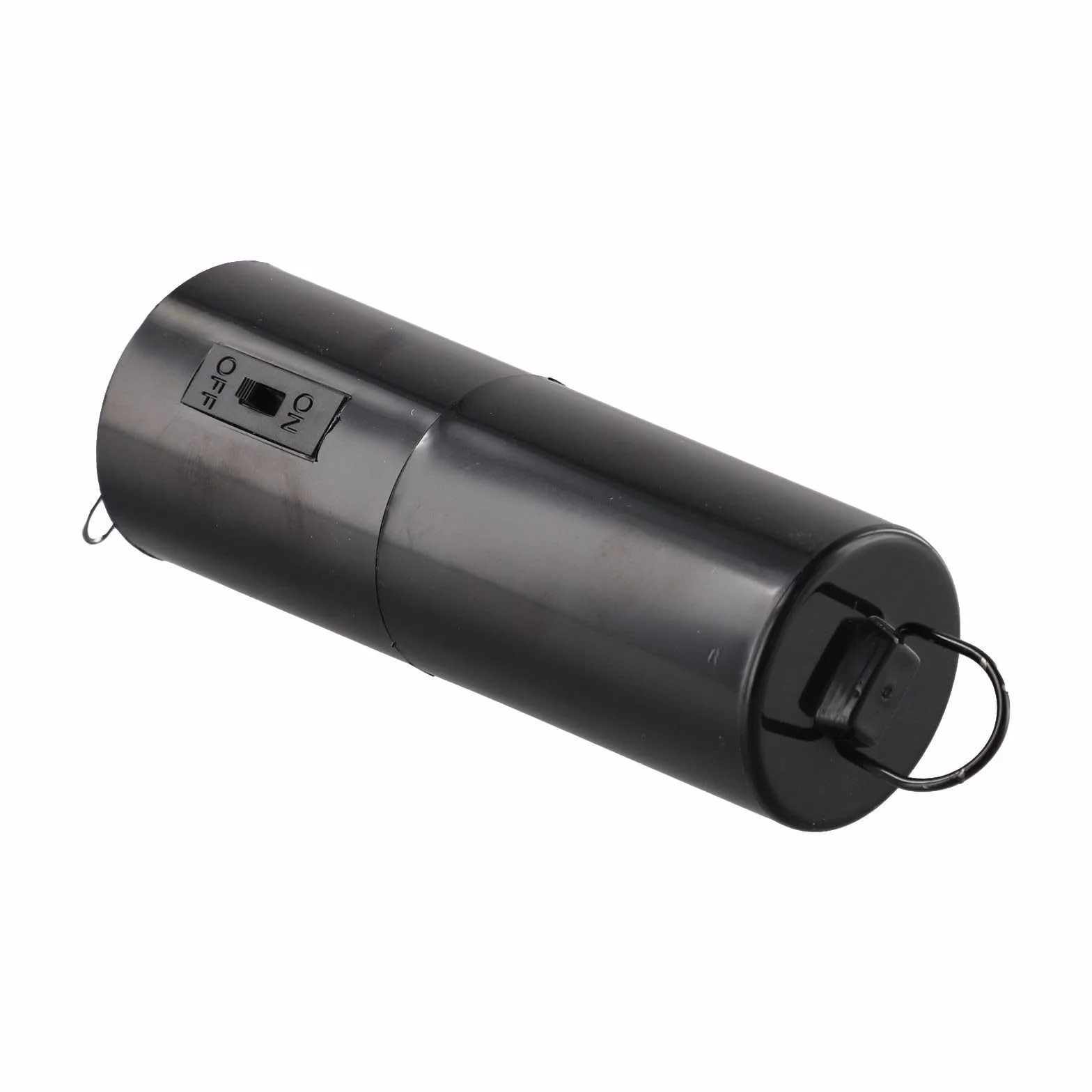 Motor giratorio colgante para campanilla de viento, velocidad media, alimentado por pilas, plástico resistente, negro