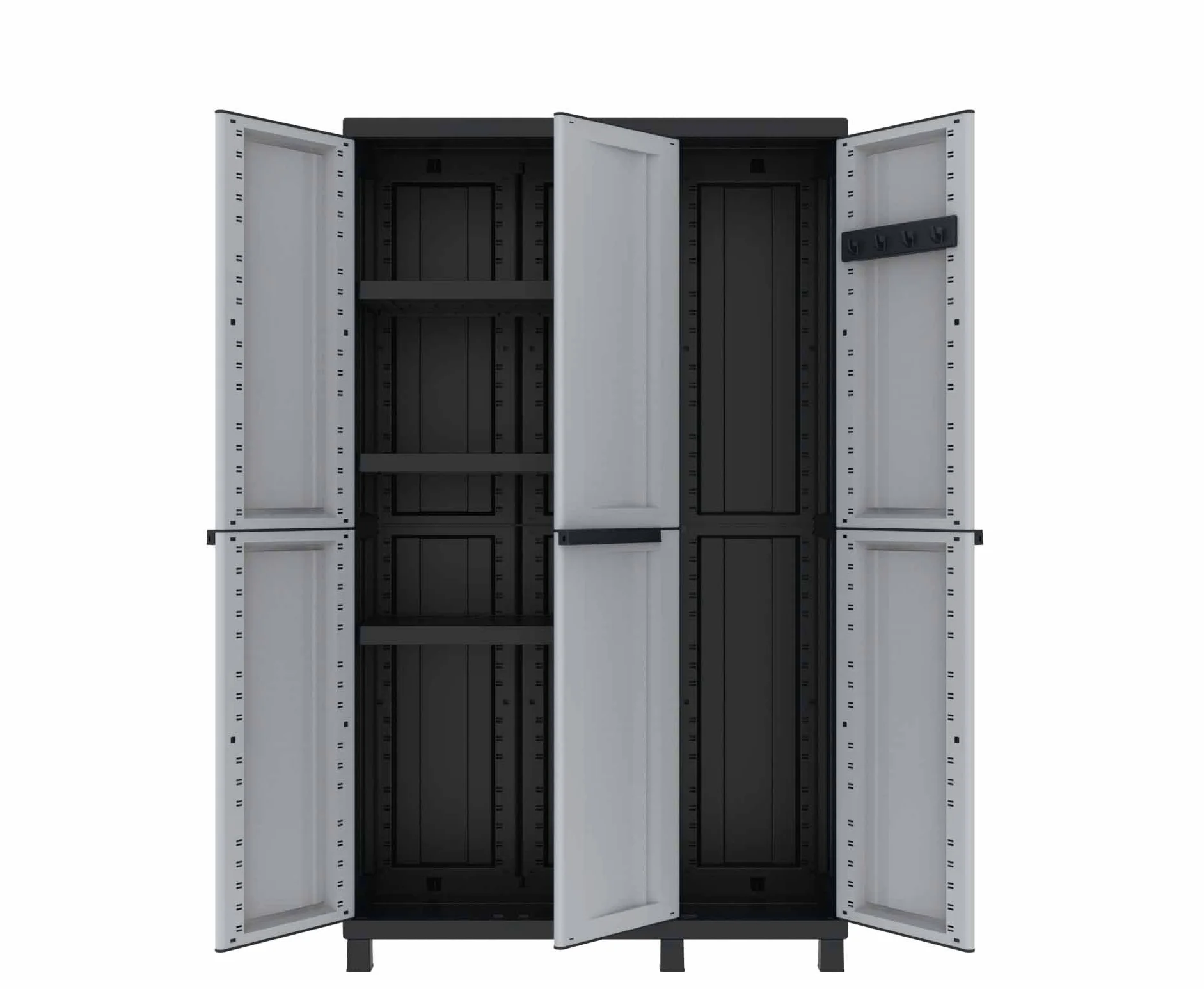 Terry Twist Black 102a Armario Multifunción 3 Puertas 102x39x170 cm
