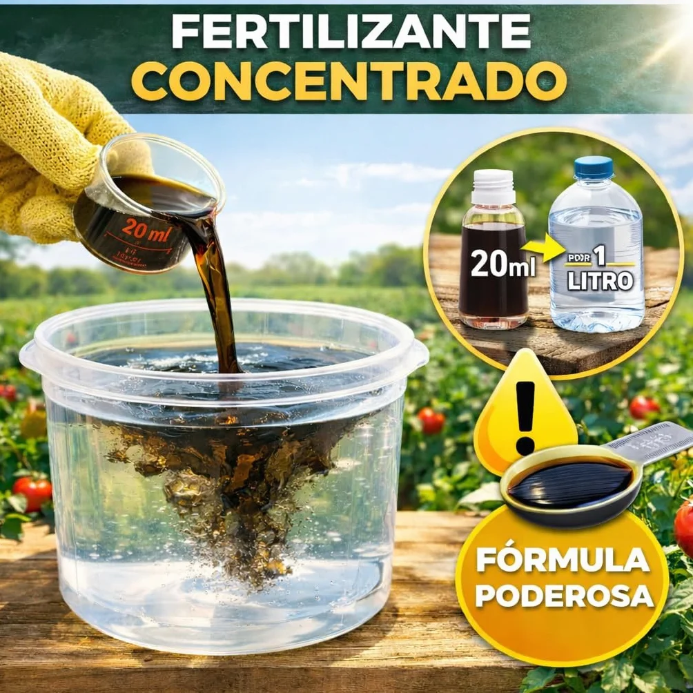 Fertigoo® 2L Abono Huerto Orgánico con Calcio Extra para Tomates, Pimientos, Melones, Fresas