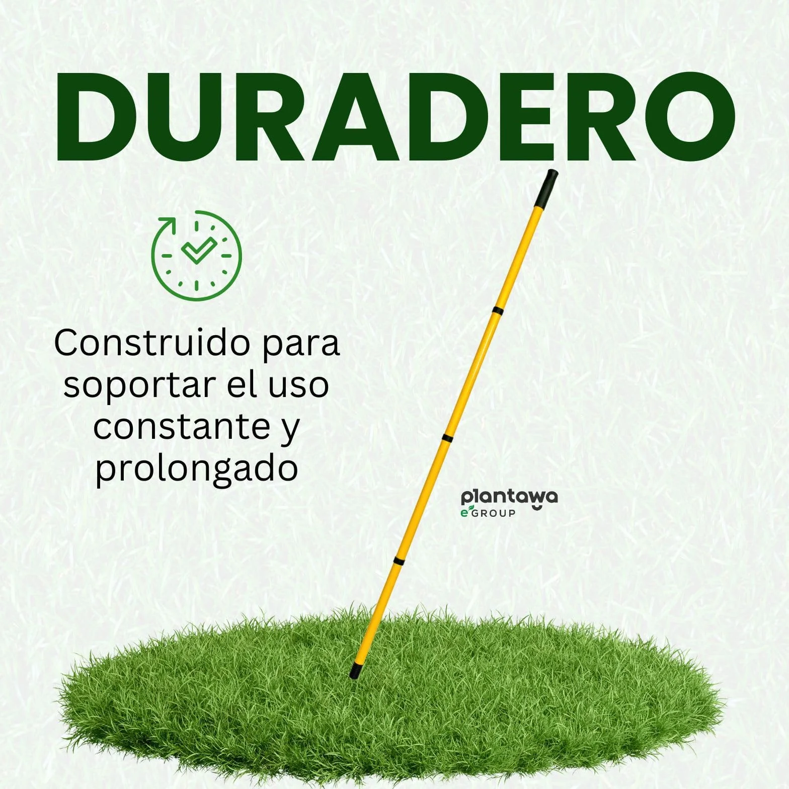 PLANTAWA Mango Extensible 0,80–1,40 m para Cepillo Césped Artificial