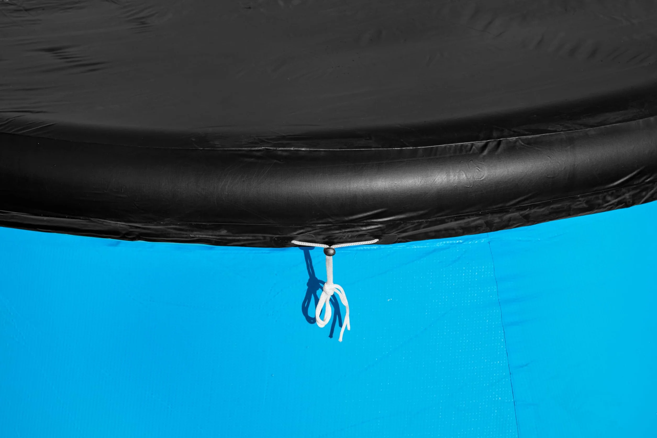 BESTWAY Cobertor de Invierno Redondo Ø240 cm PVC para Piscinas Negro