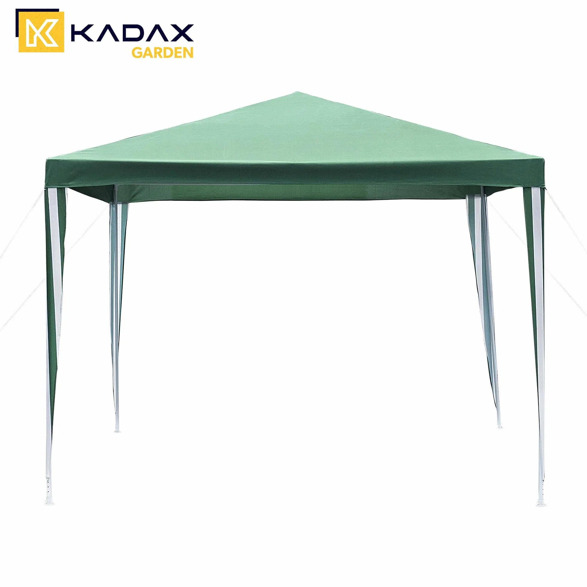 KADAX Cenador plegable para jardín 2,9x2,9x2,55 m resistente a la intemperie verde
