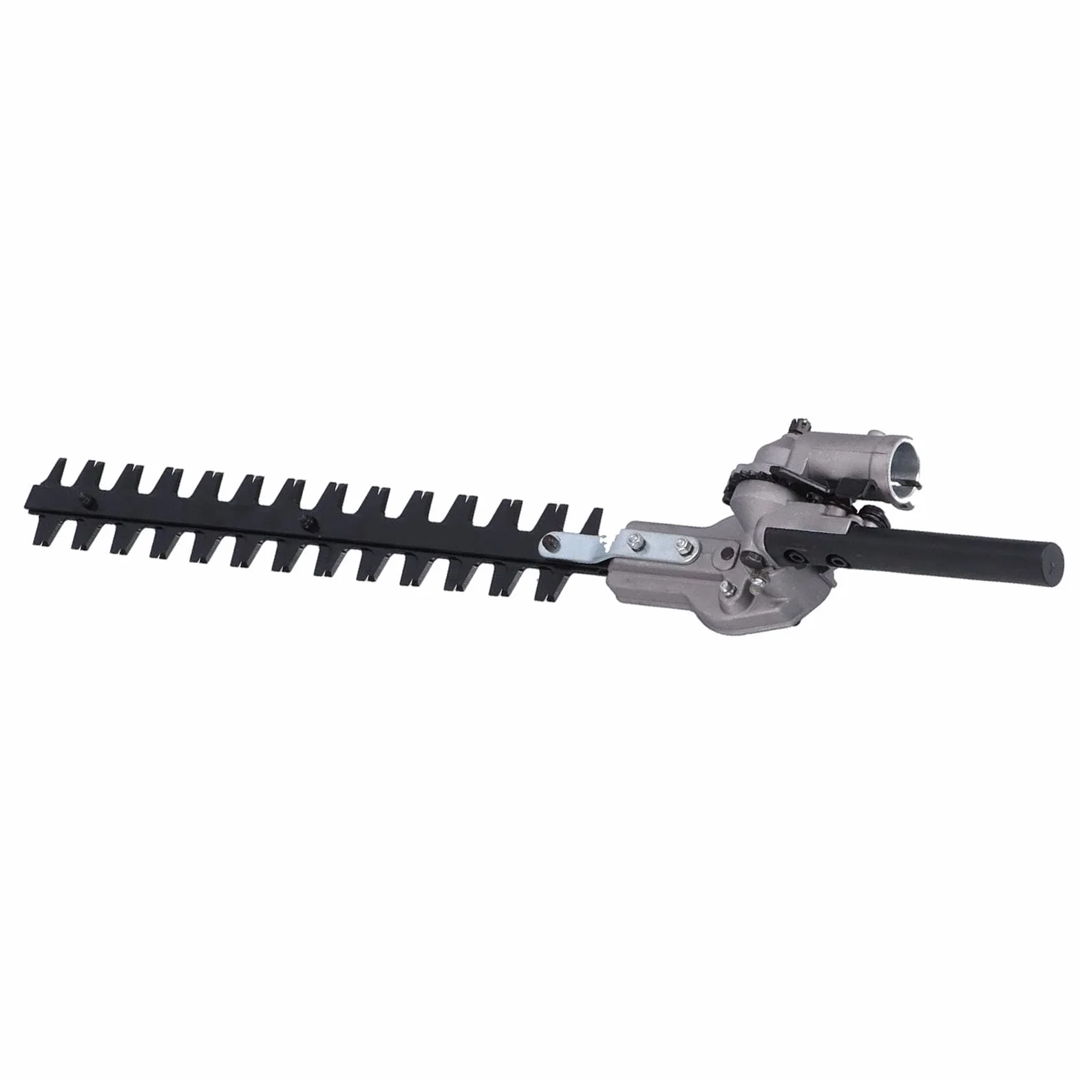 Fdit Cabezal Cortasetos, Repuesto de Accesorio de Doble Hoja para Máquina Cortasetos de Mochila, con Caja de 7 Engranajes para Eje de Tubo de 28 Mm