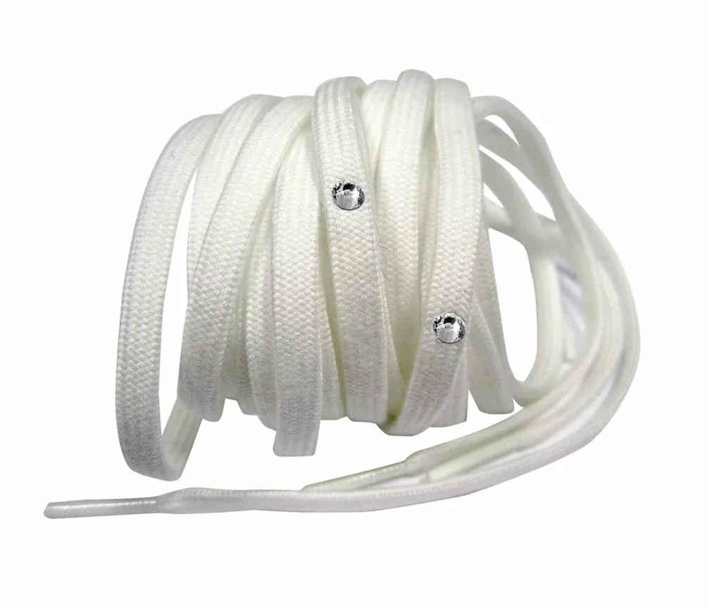 EDEA Cordones de patinaje sobre hielo blanco tamaño 240