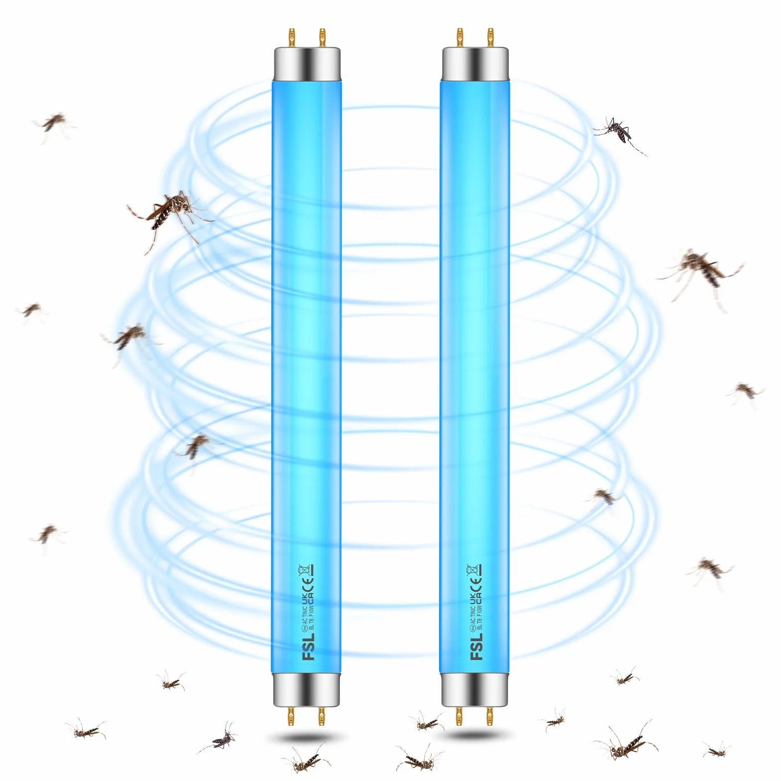 Tubo de recambio BL T8 F10W 13 pulgadas Bombilla UV 365 nm para matamoscas eléctrico