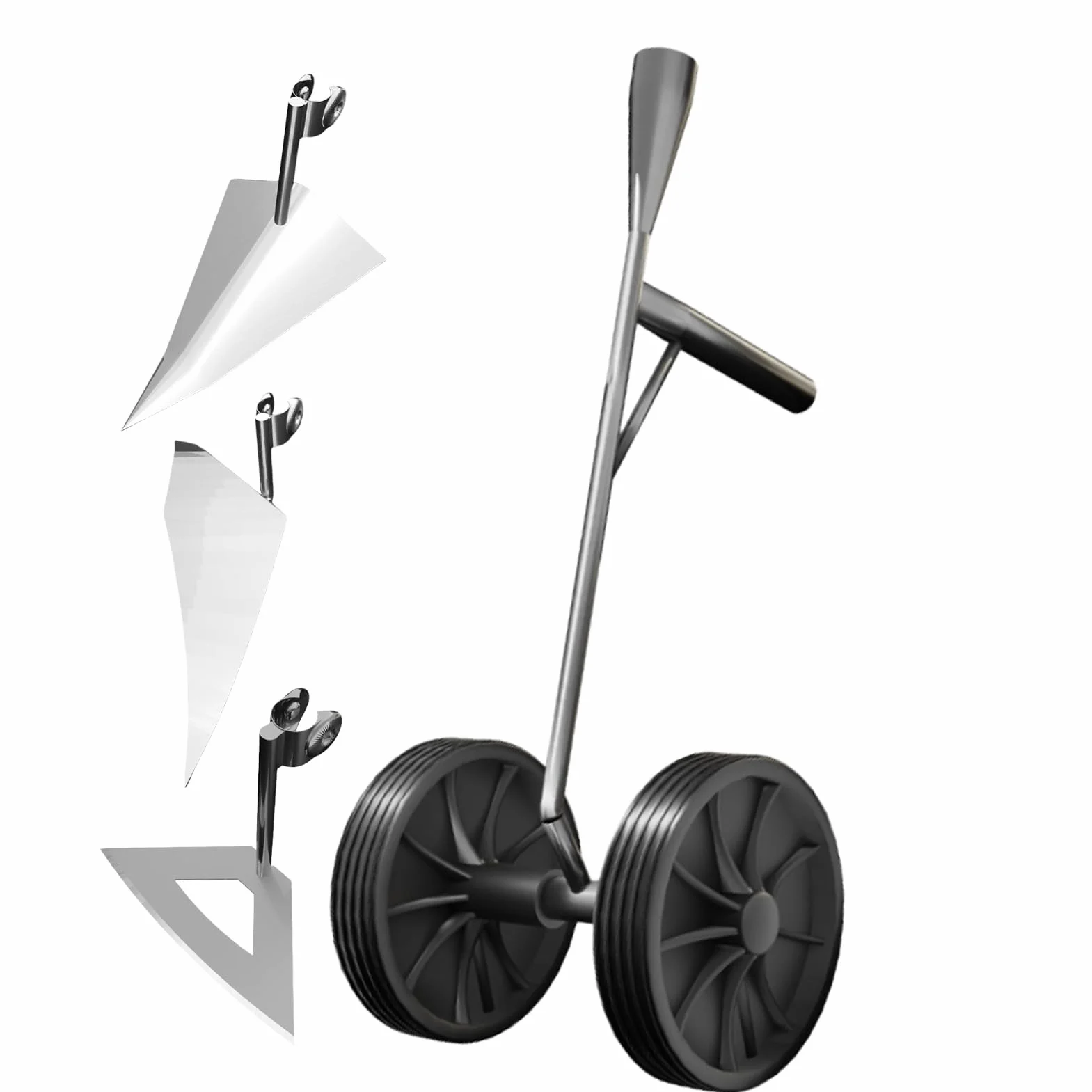 manual de jardín Herramienta multifunción para airear el suelo con doble | Herramienta de Jardinería con Ruedas para Hombre, Padre, Abuelo, Jardinero