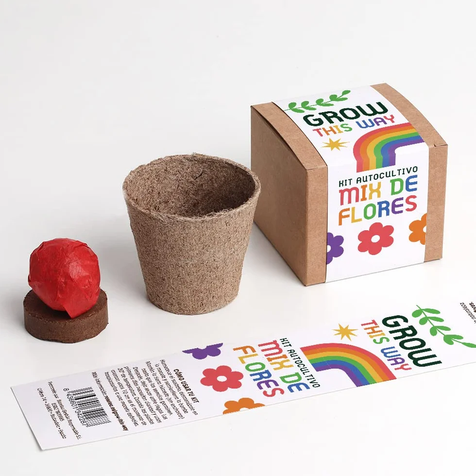Grow This Way Kit de Autocultivo Mix de Flores Actividad Educativa