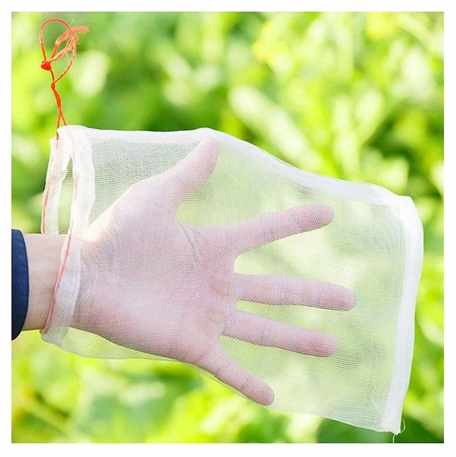Bolsas Protectoras contra Insectos para Uvas, Juego de 50 Bolsas Malla for jardín, Protectoras for Verduras, Uvas, Manzanas y Frutas, agrícola(15x25cm)