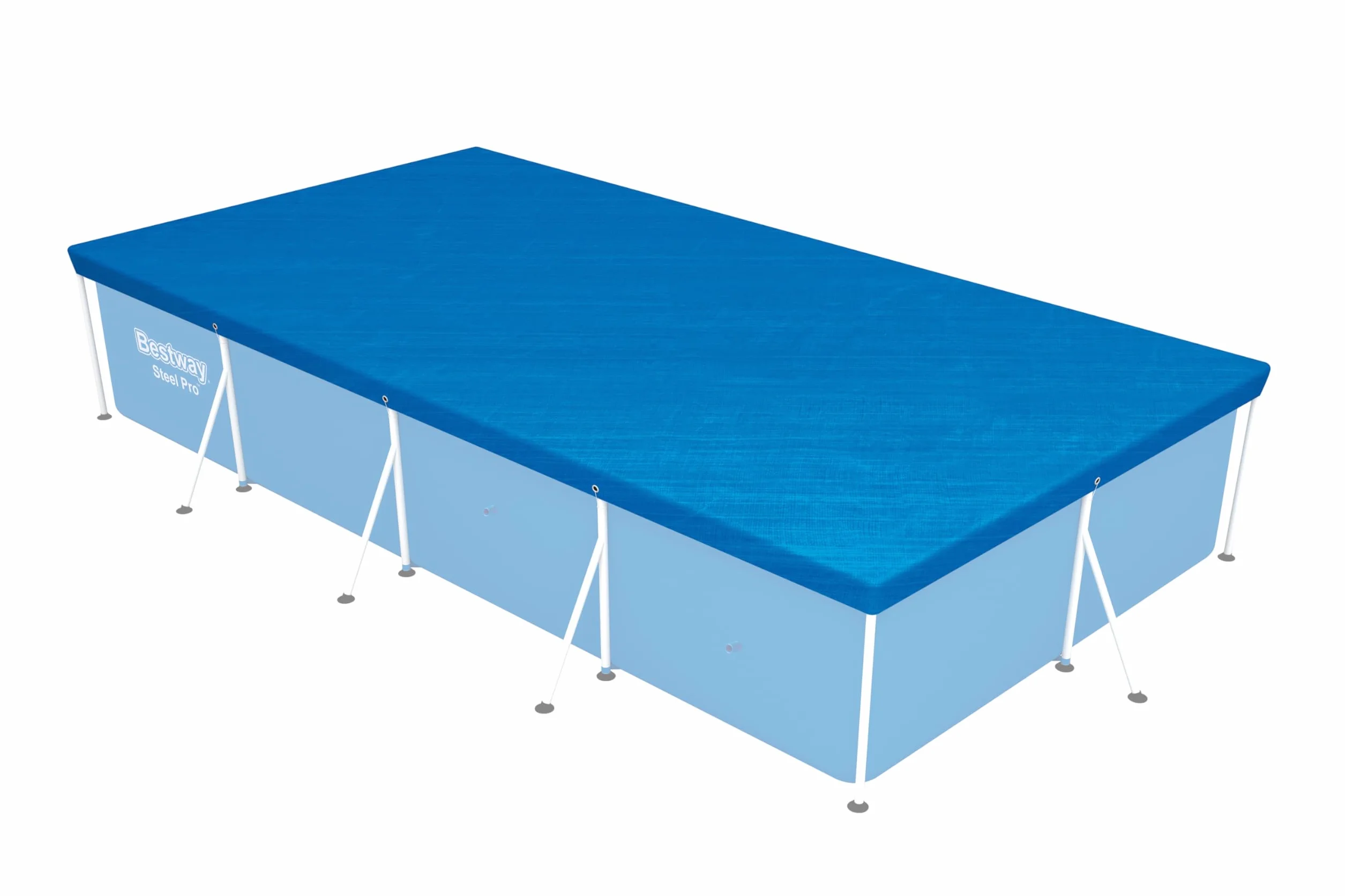 BESTWAY Cobertor de Invierno Rectangular 410x226 cm para Piscinas 400x211 cm Azul