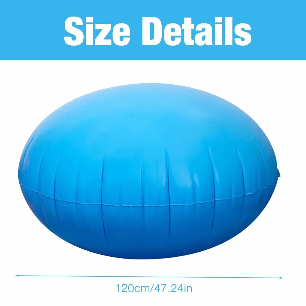 Cojín de Aire para Piscina de Invierno 4x4 Pies Desinflar Rápido