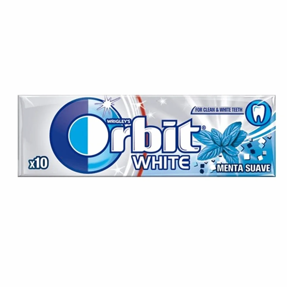 Orbit white menta suave gragea 30 ud.