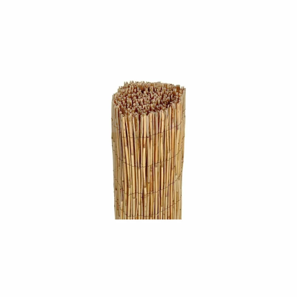 Valla Natural Cañizo 1x5 m para Ocultación y Privacidad de Balcón, Jardín y Patio