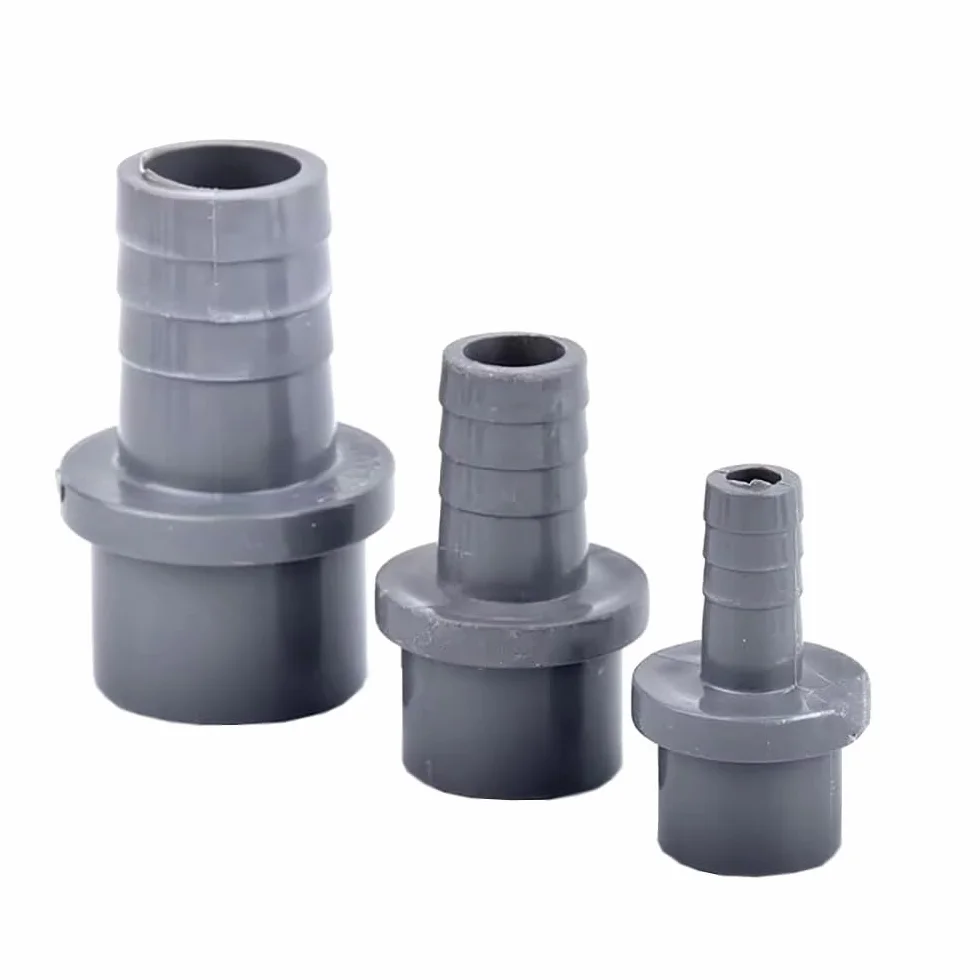 Conector Pagoda de PVC, Adaptador de Manguera de riego de jardín Plateado, diámetro Exterior de 20/25/32 mm, Compatible con mangueras de 5-25 mm.(20pcsx25mmx16mm)