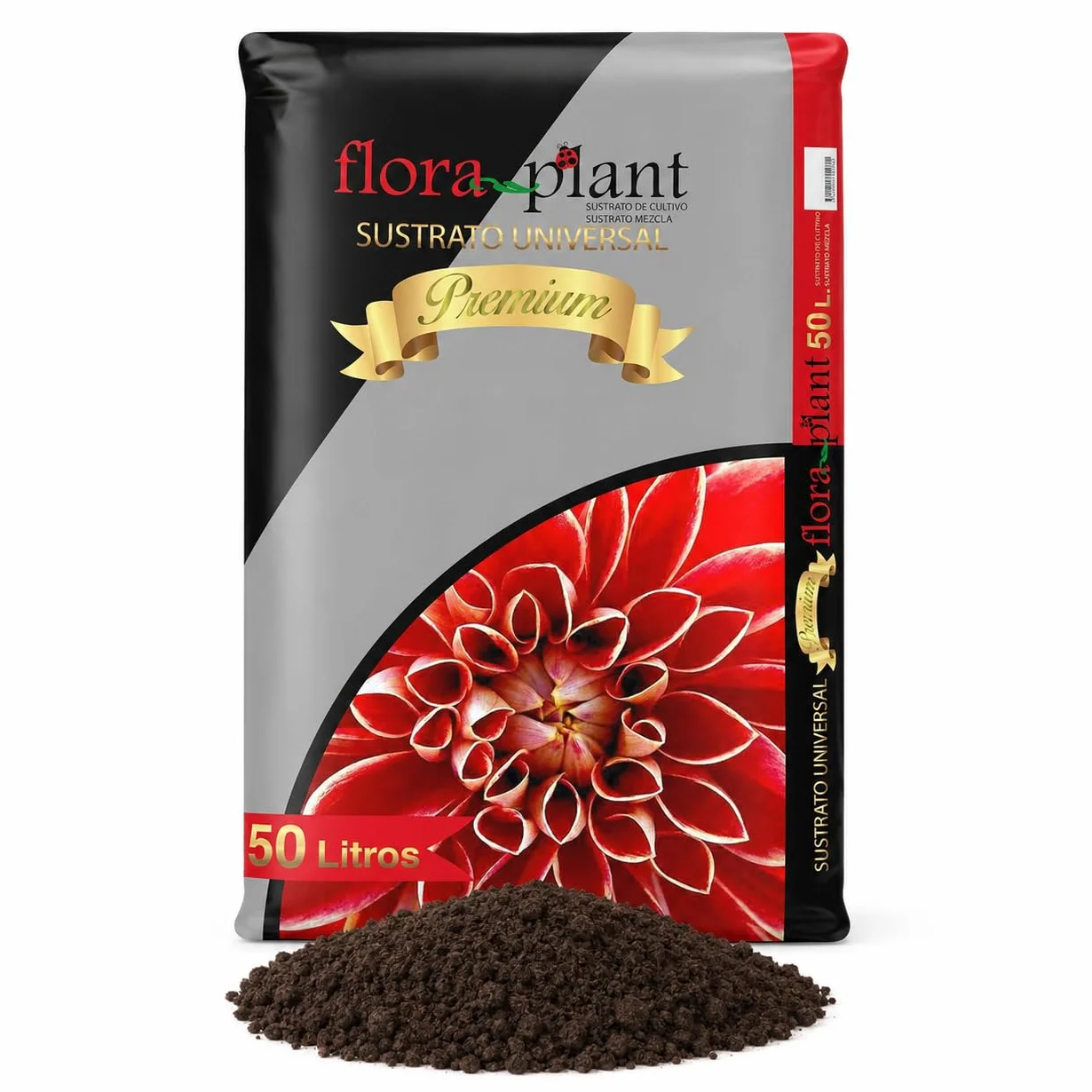 ARDINLIFE FLORAPL50 Sustrato Floraplant, Negro (2 Unidades)