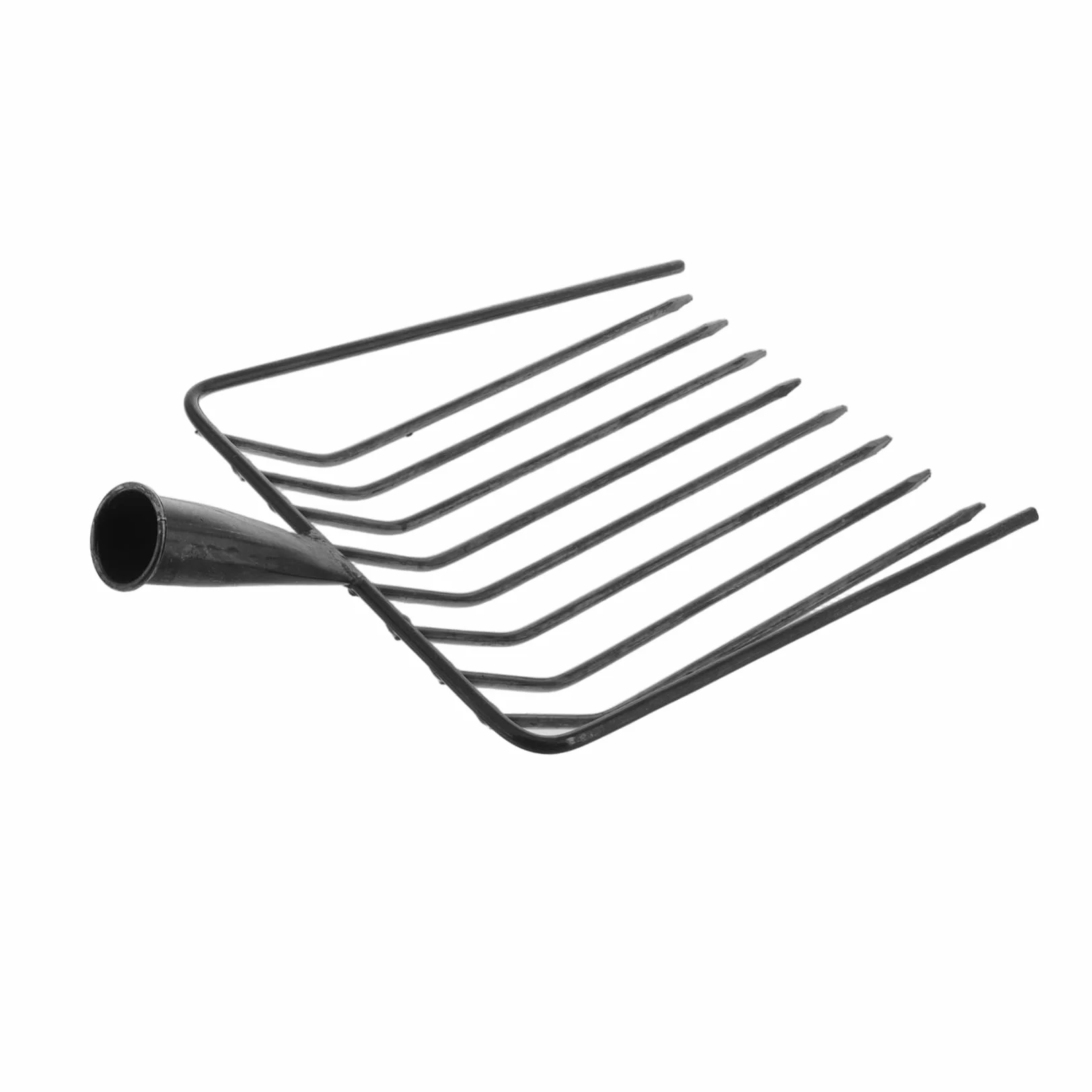 UPKOCH Horquilla Ancha De Acero para Jardinería y Estiércol, Cabezal De Repuesto Portátil De 10 Dientes, Herramienta Manual para Deshierbar y Aflojar Tierra En Tareas Agrícolas y Cuidado del Césped