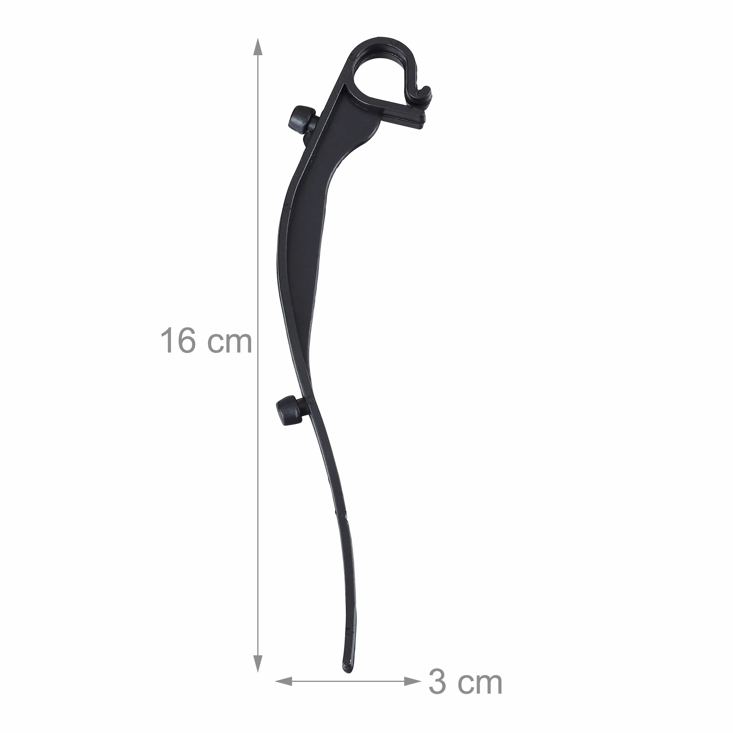Relaxdays Protector Canalones Malla 6 Metros Plastico Negro 15 cm