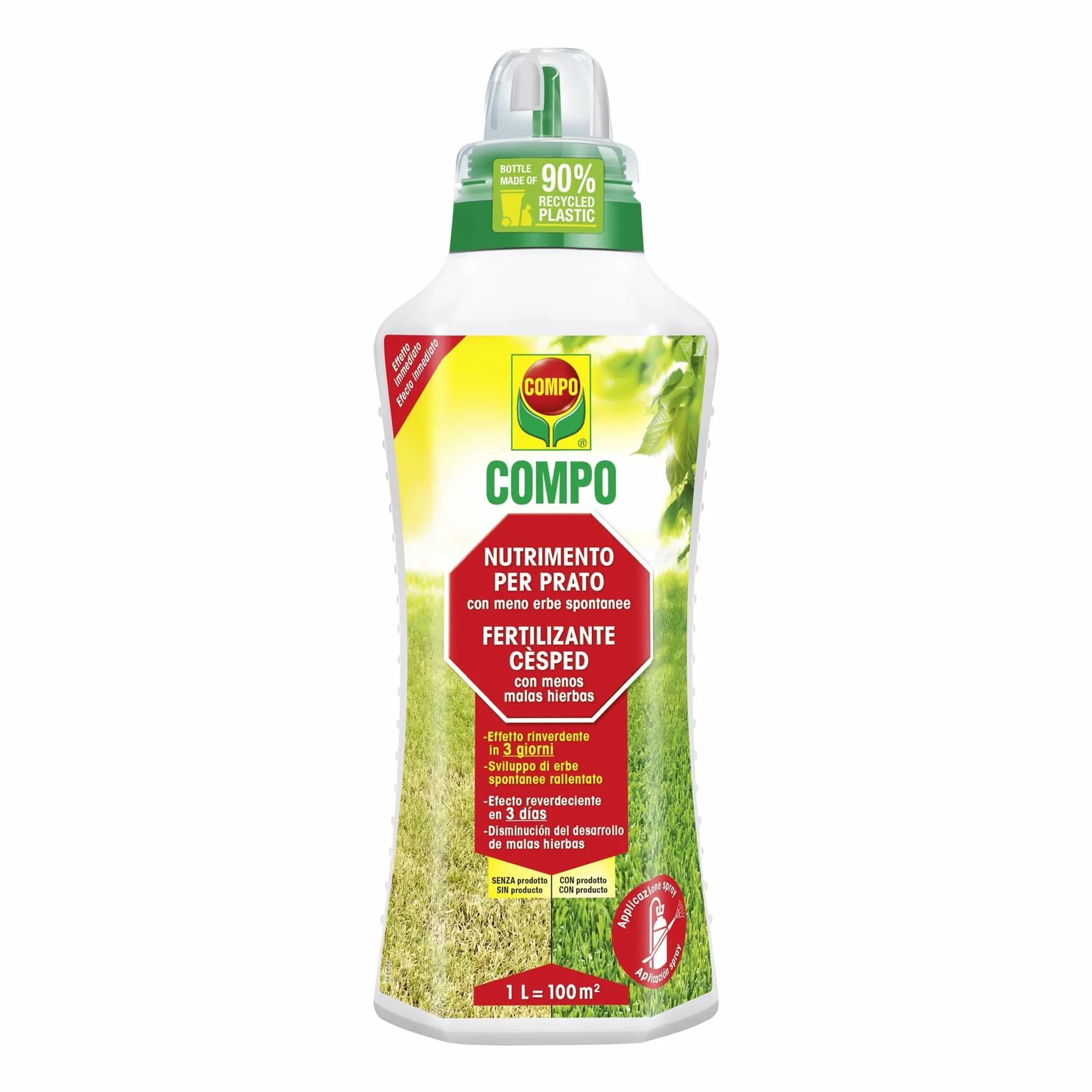 COMPO Fertilizante Césped Líquido 1 L