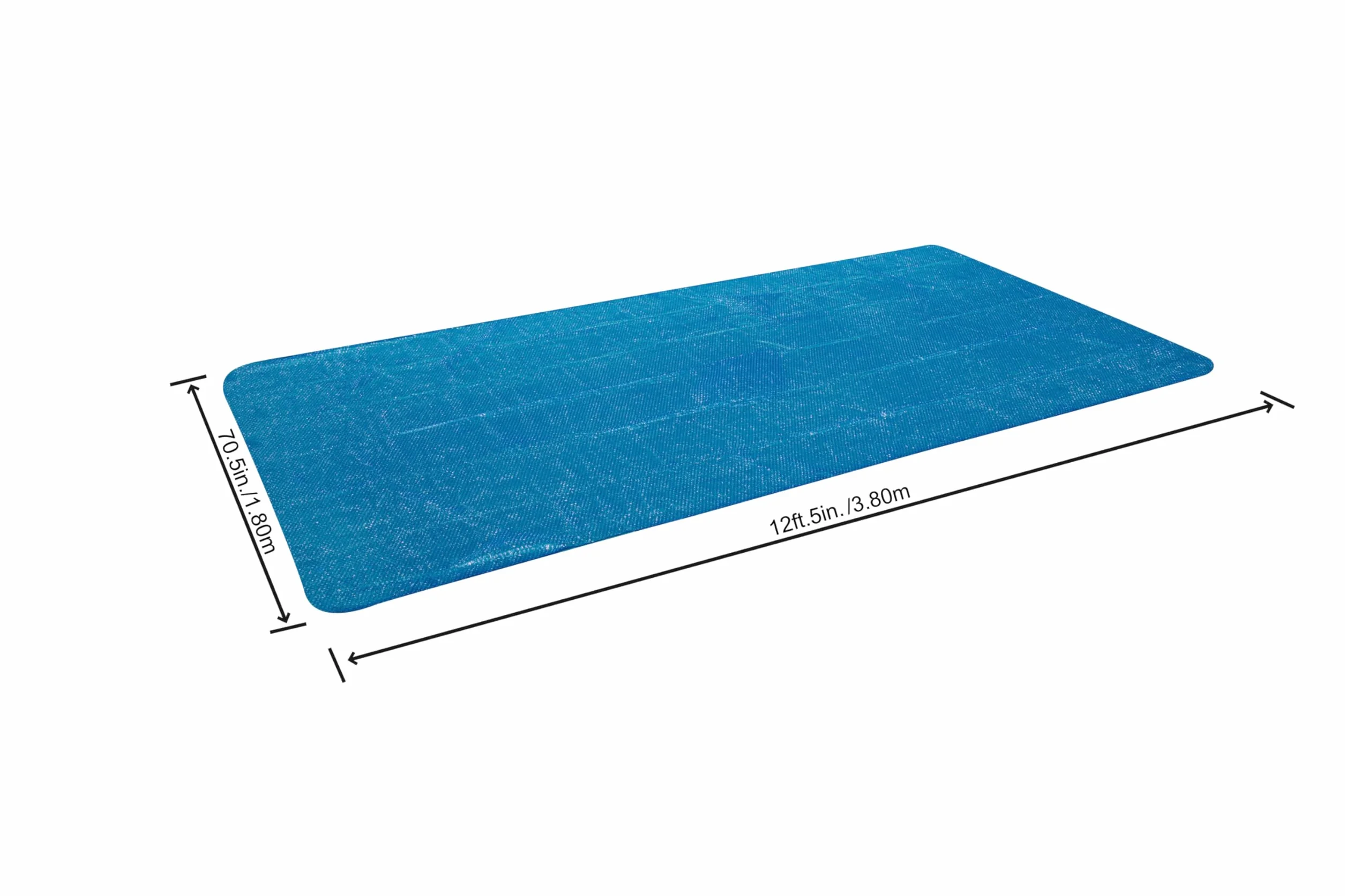 BESTWAY Cobertor Solar Rectangular 380x180 cm Piscinas 404x201 cm Azul