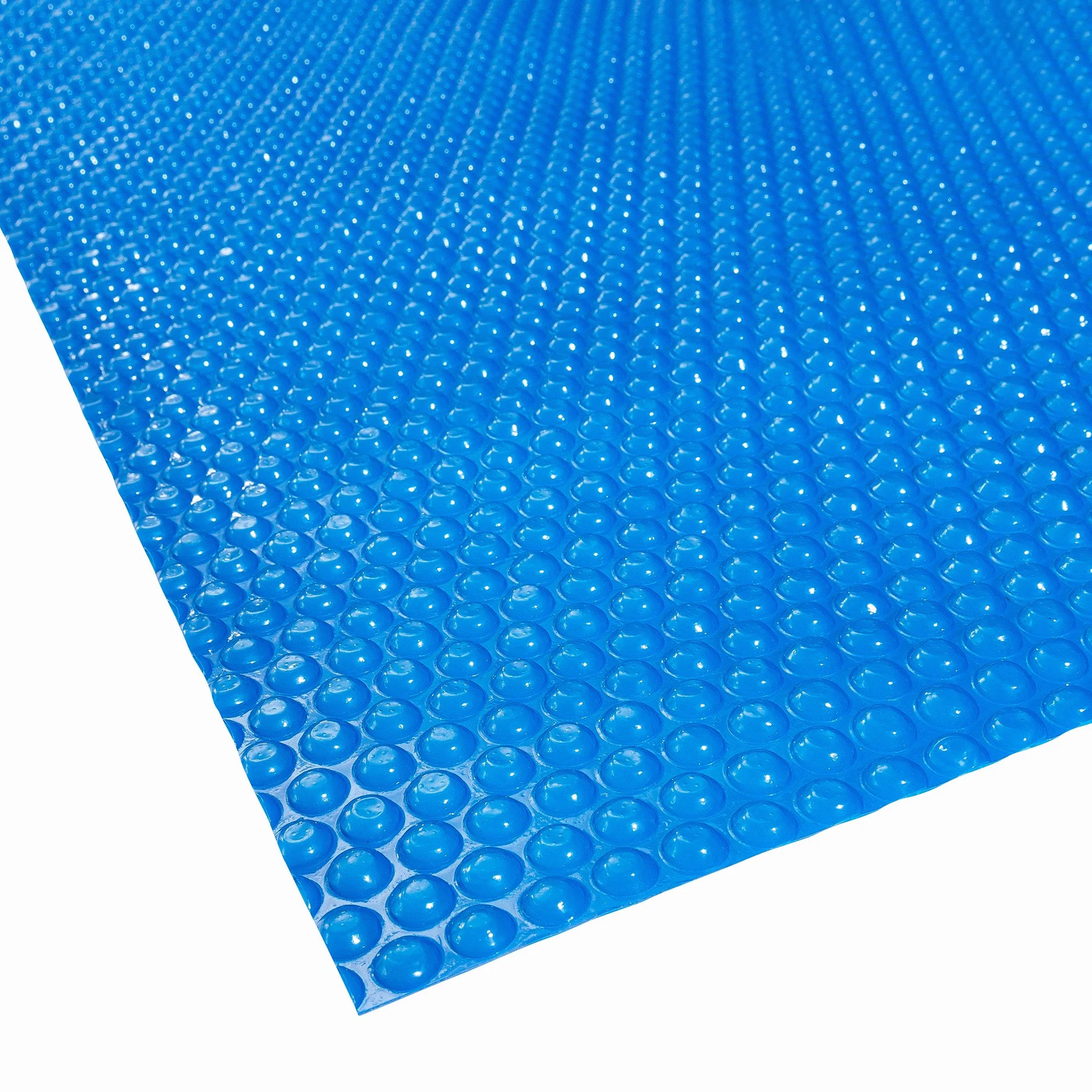 Arebos Cubierta Solar para Piscina 500 x 800 cm 400 micras Rectangular Acortable Azul