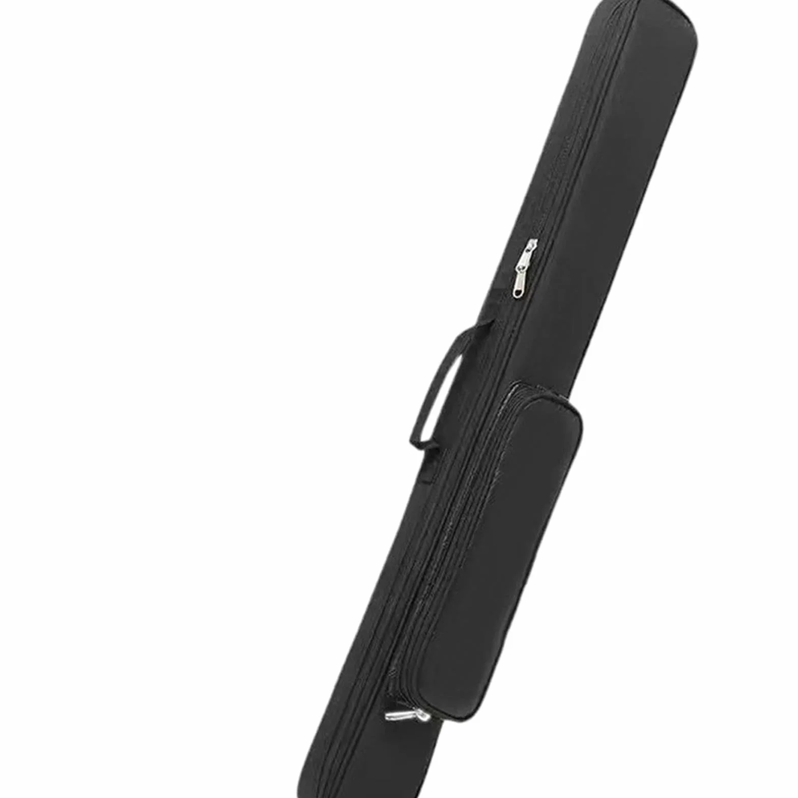 Funda para Taco de Billar Estuche Protector con Bolsillos Tela Oxford Impermeable Negro