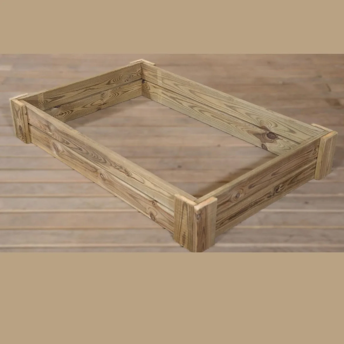 Cajón de Cultivo, Huerto Urbano con Altura 20 cm. Naturaleza Urbana (120x80x20 cm)