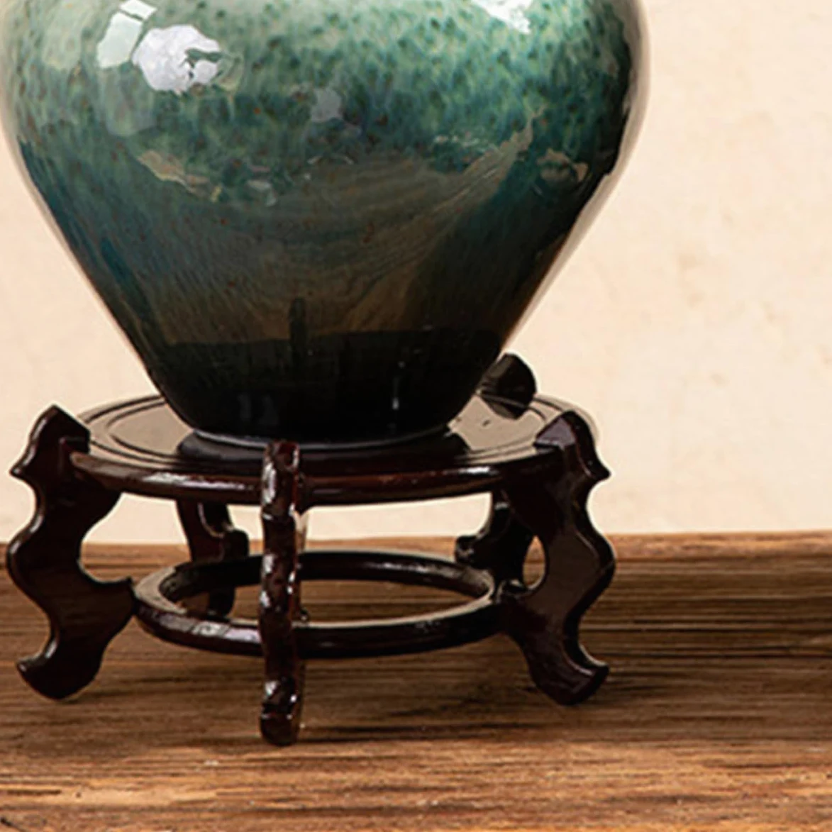 Soporte y Rústico para Pequeñas Patas Madera de Macetas Pedestal Decorativas Elevador para Plantas Interior Hogar