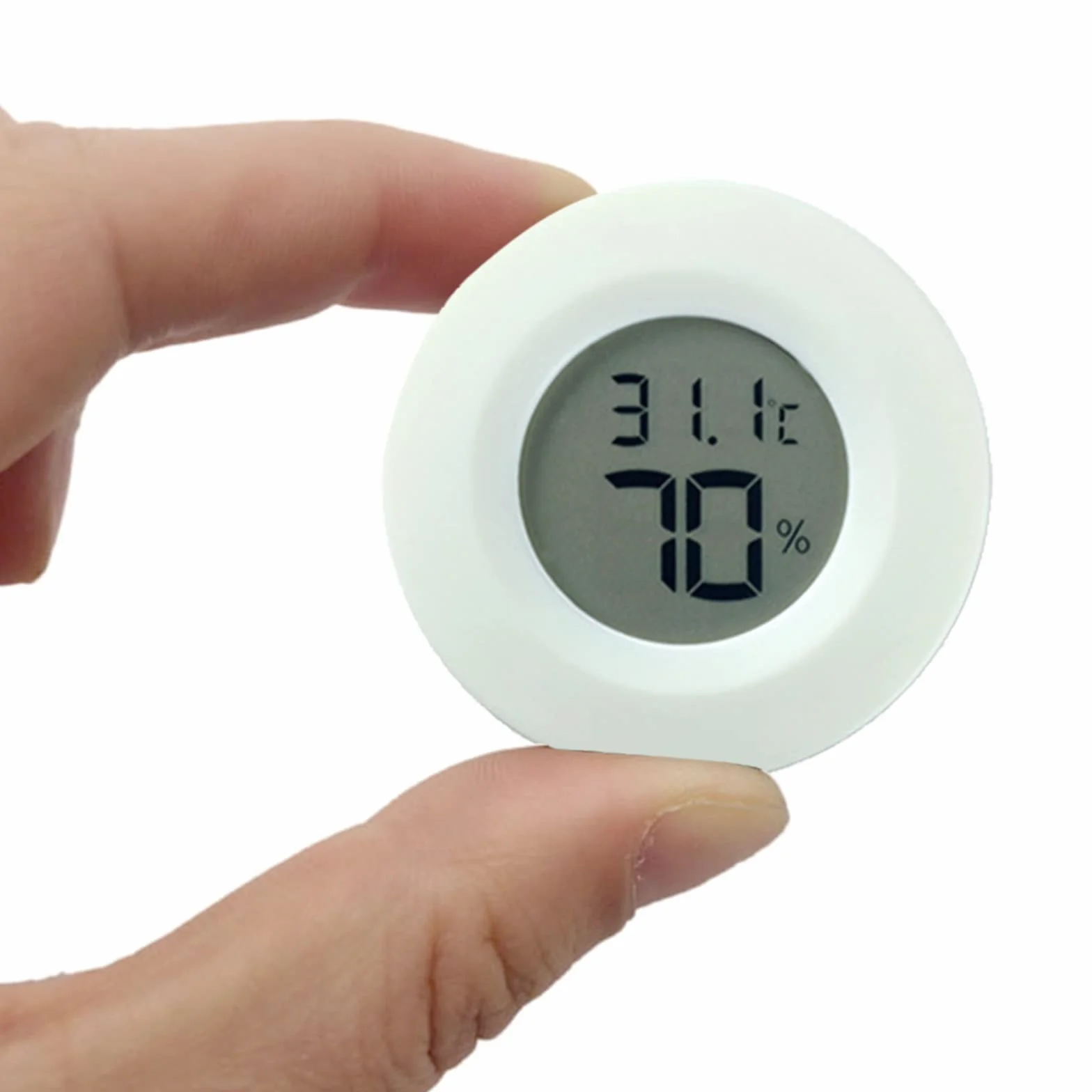 Termómetro Higrómetro para Interiores, Monitor de Temperatura de Alta Precisión, Mini Higrómetro, Paquete de 4