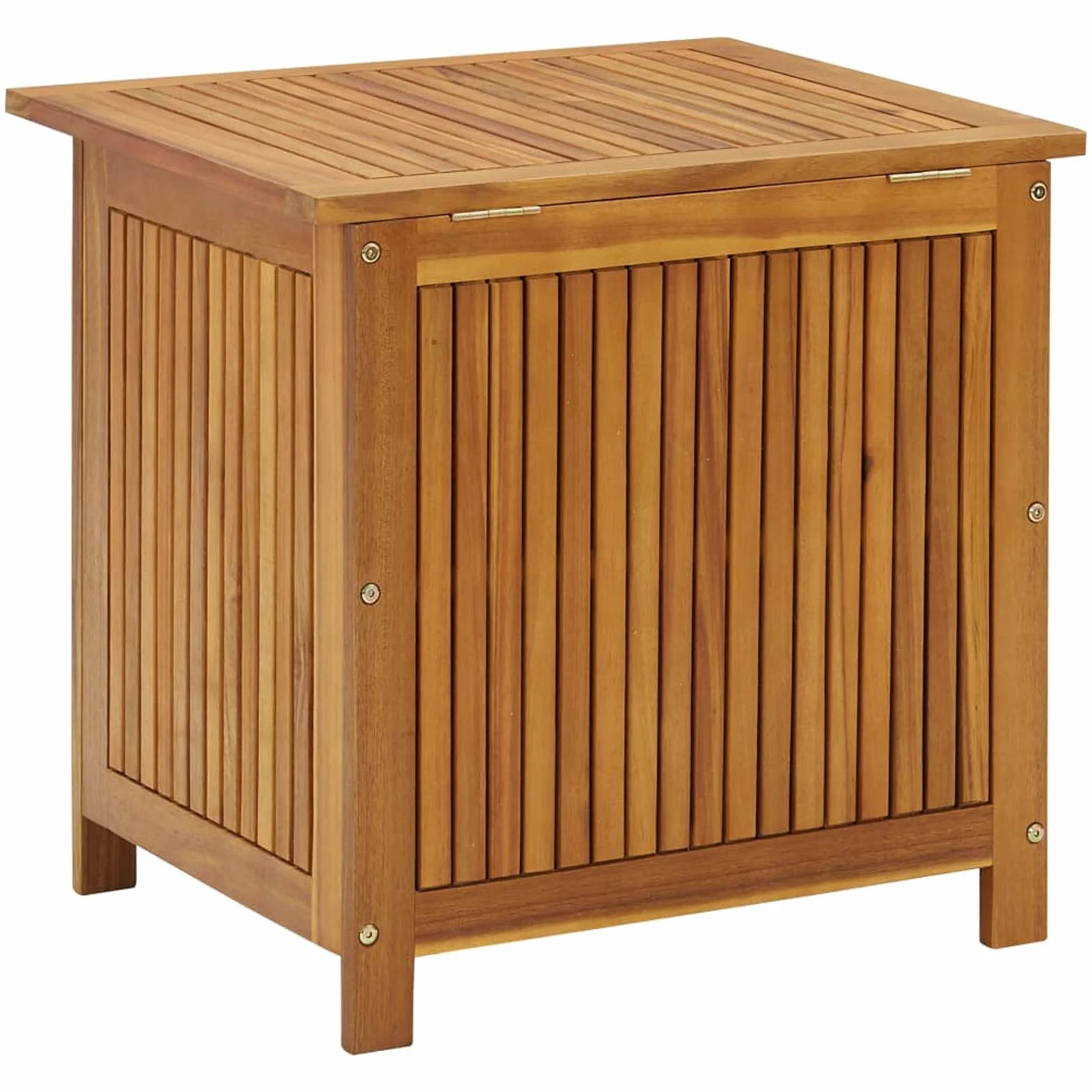 Tidyard Caja de Almacenamiento de Madera para Jardín con Banco Exterior