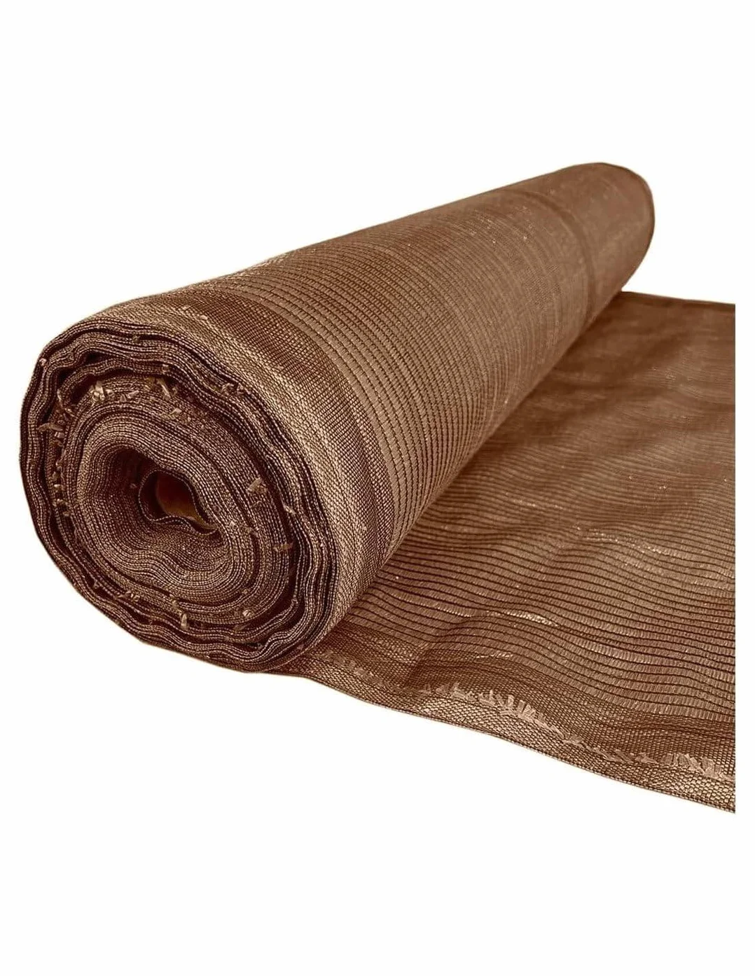 Malla de Ocultación 110g/m² Premium 1,50 x 10 Metros Marrón Protección UV