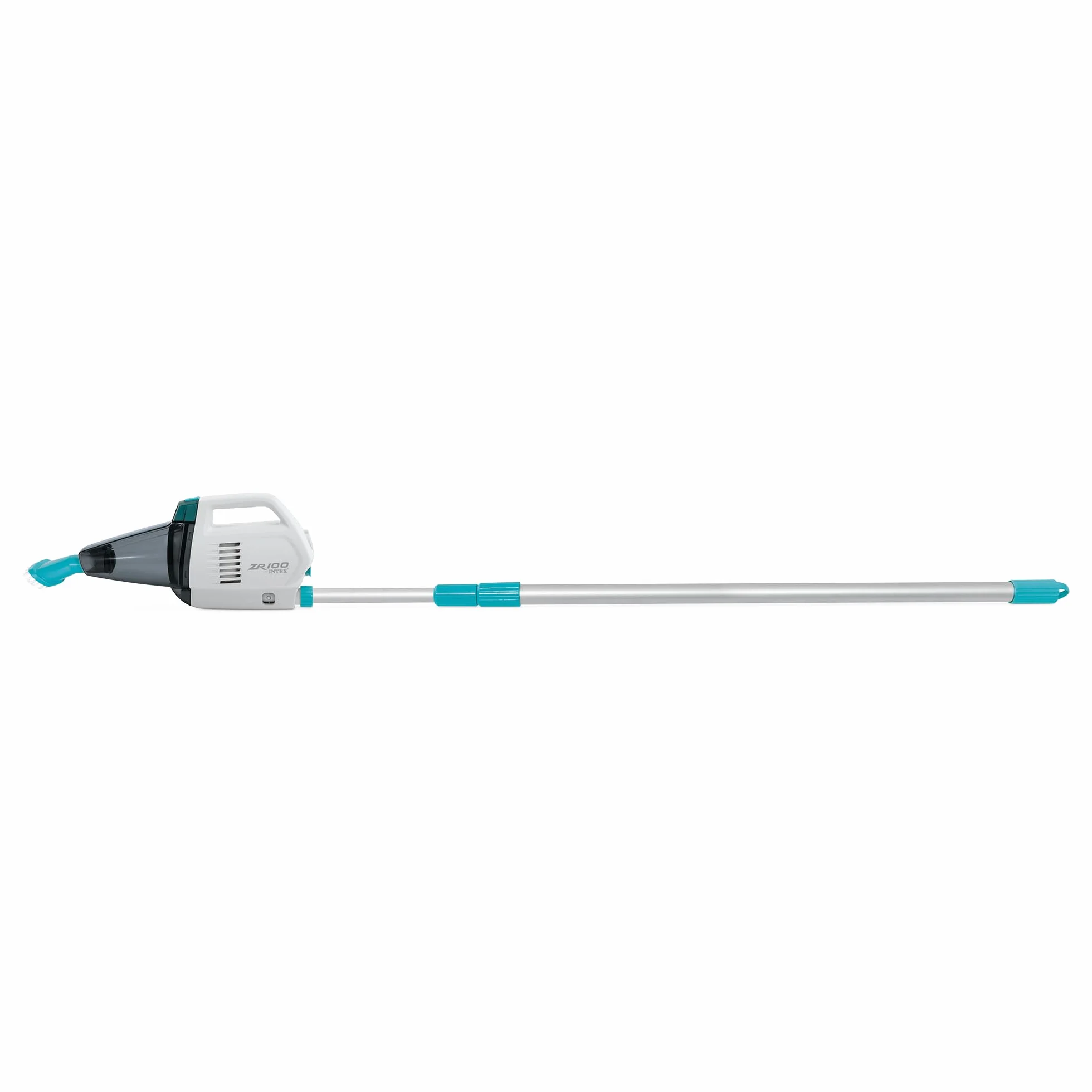 Aspirador Manual Eléctrico ZR100 Intex para Piscinas, Batería Recargable 50min, Mástil 2,39m