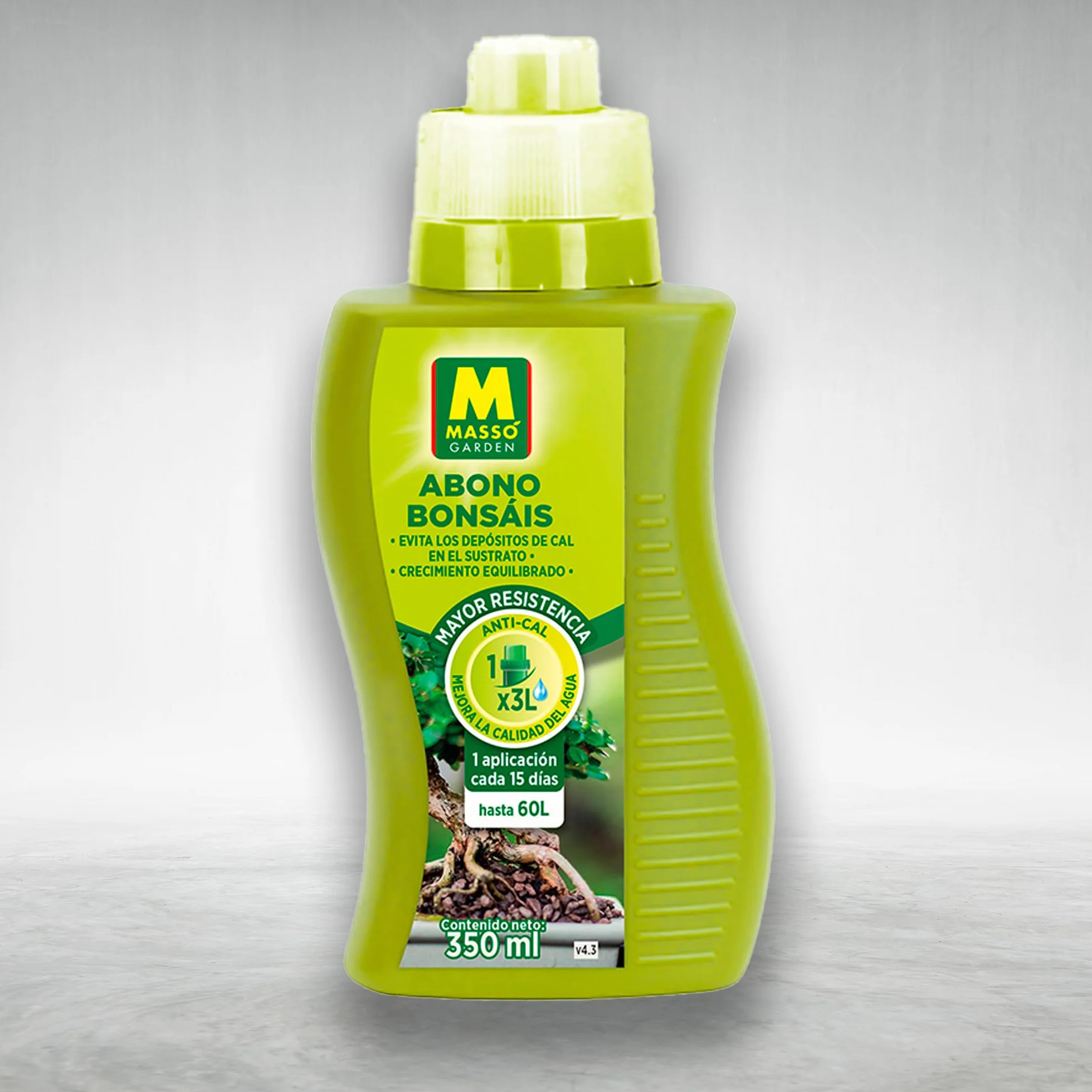 Abono Líquido Bonsái Profesional 350ml Fertilizante Completo para Crecimiento Bonsáis