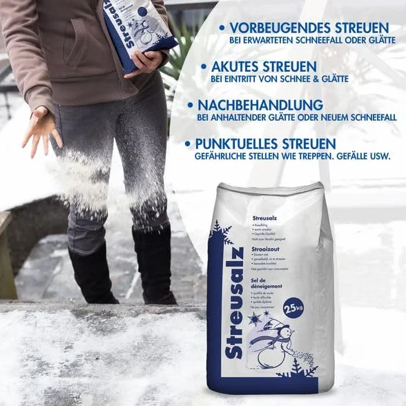 Hamann Sal para hielo y nieve 100 kg 4 x 25 kg