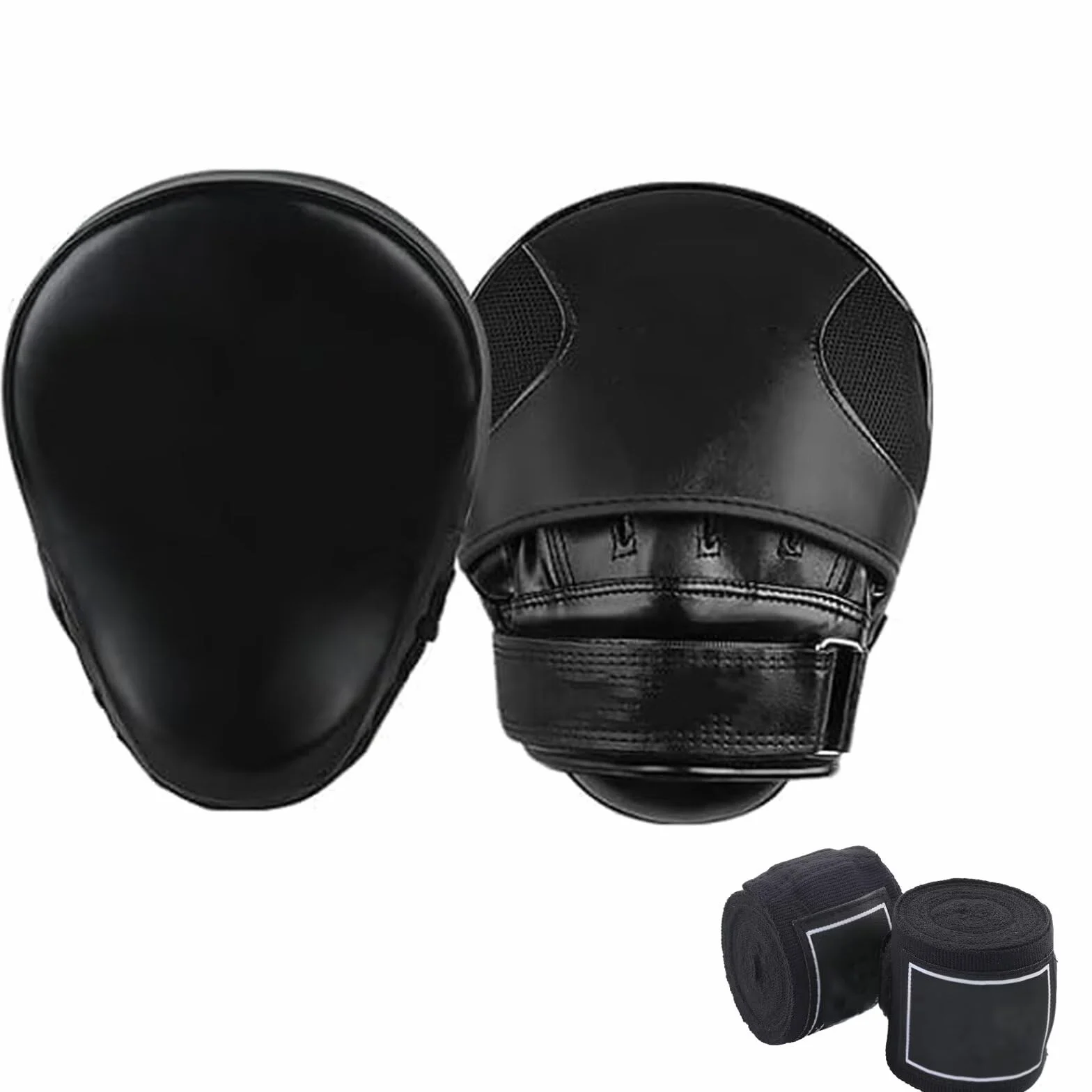 Boxing Pads Muay Thai Cuero Curvo Focus Pads para MMA Karate