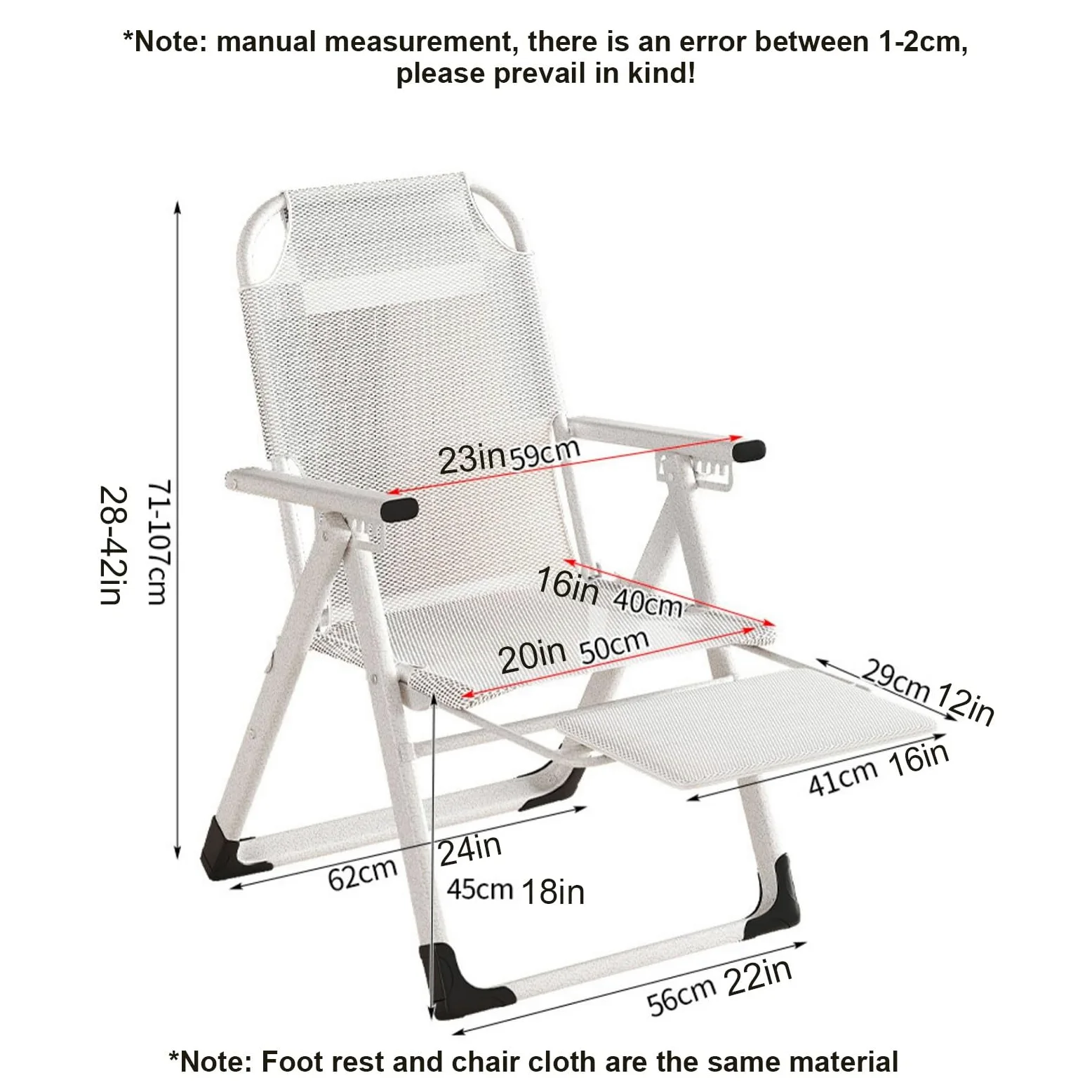 Muebles Jardin Exterior Butacas Silla De Salón De Gravedad Cero Para Exteriores Para Siestas Silla Portátil Silla Gravedad Cero Tumbona Plegable Ideal Para Uso En La Terraza O Jardín ( Size : No cotto