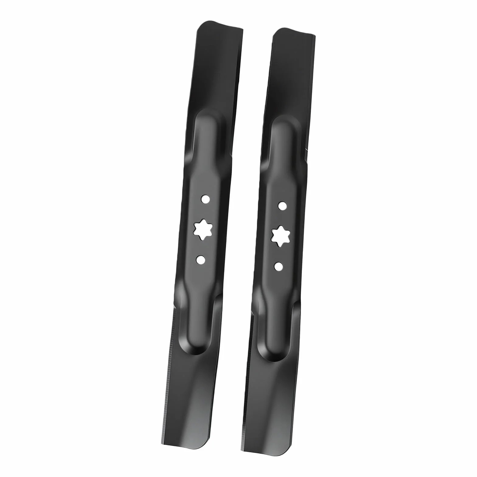 Cuchillas de Cabezal de Cortacésped de 42 Pulgadas, Repuesto de Orificio Central de Estrella Hexagonal de 21-3/16 Pulgadas y 5/8 para Cortacésped Troy Bilt de 42