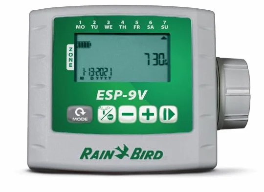 Rain Bird ESP-9V Controlador de riego 2 estaciones