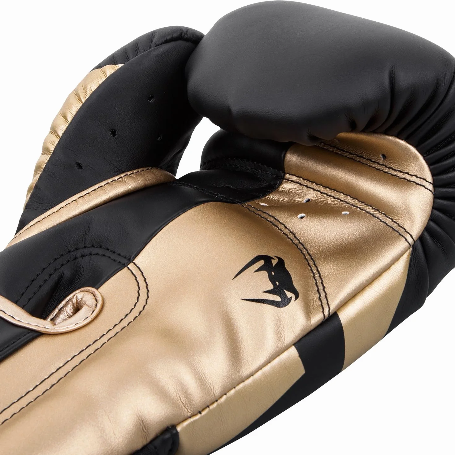 Venum Elite Guantes de Boxeo Negro Oro 16 Onzas