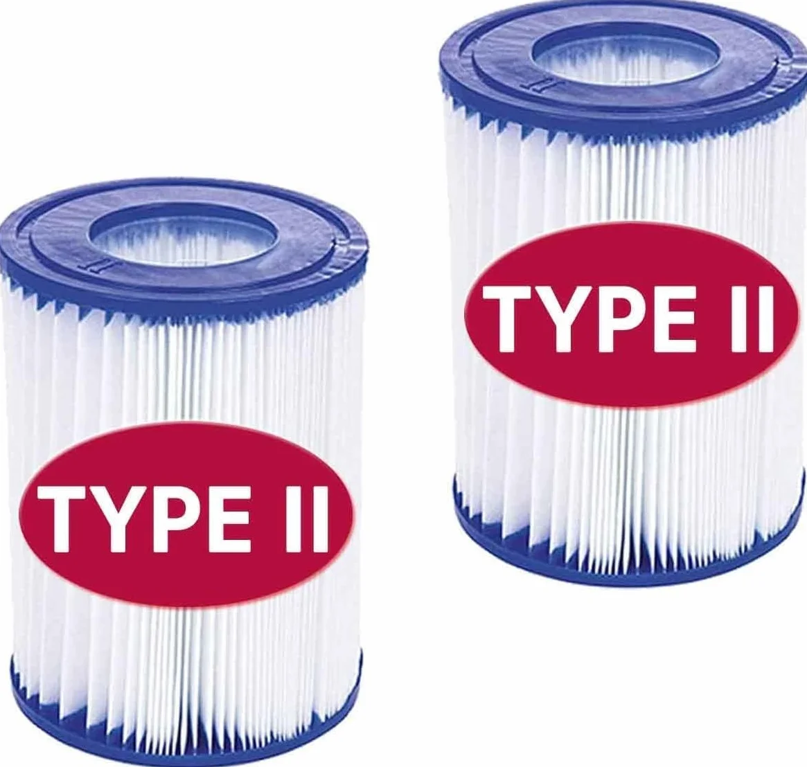 Best-Way Cartridge II Filtro de Repuesto para Piscina, Paquete de 2 Compatible con Bomba Lay Z SPA