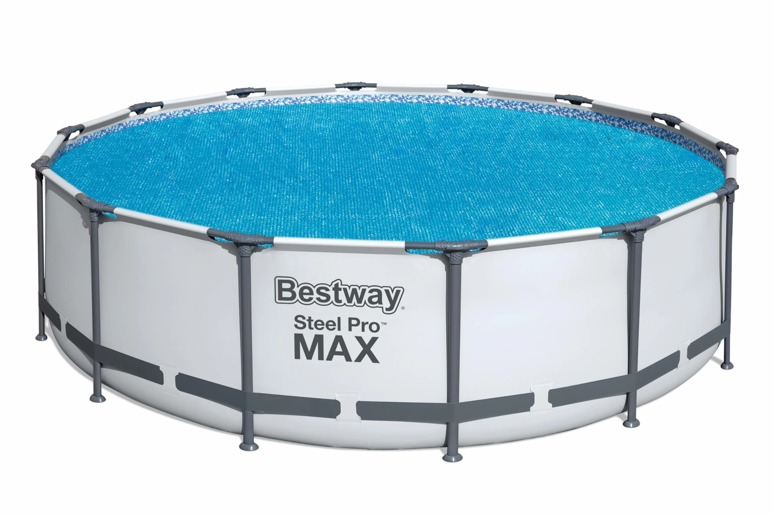 BESTWAY Cobertor Solar Redondo Ø417 cm para Piscinas Redondas Ø396 cm Azul