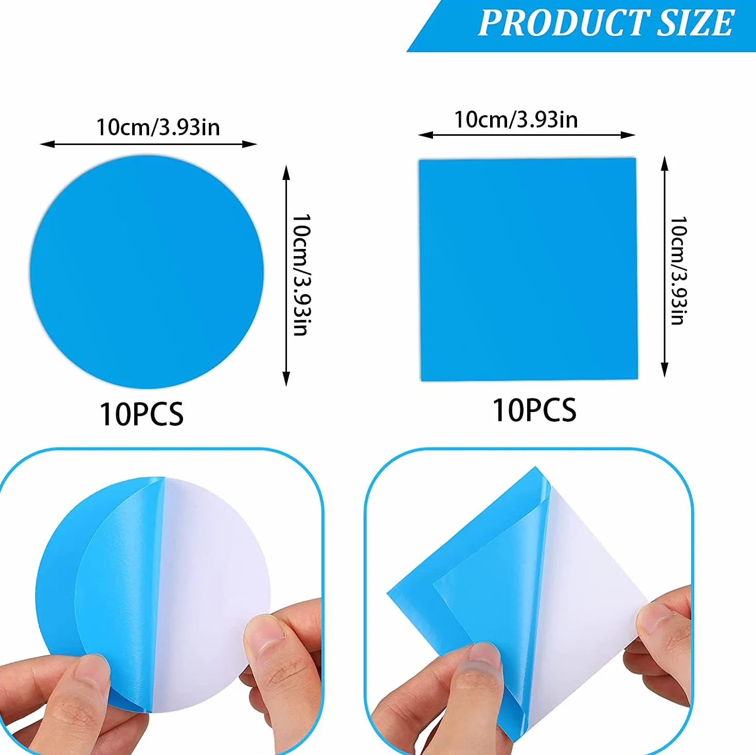 Parches Piscina Bajo Agua PVC Impermeables 20 Piezas Reparación