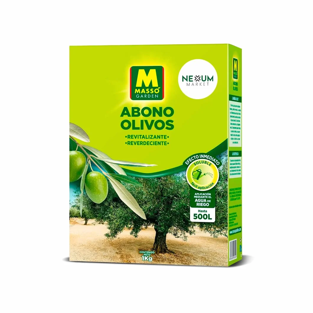 Fertilizante Soluble para Olivos 1Kg Granulado con Nitrógeno, Potasio y Boro | Nexum Market